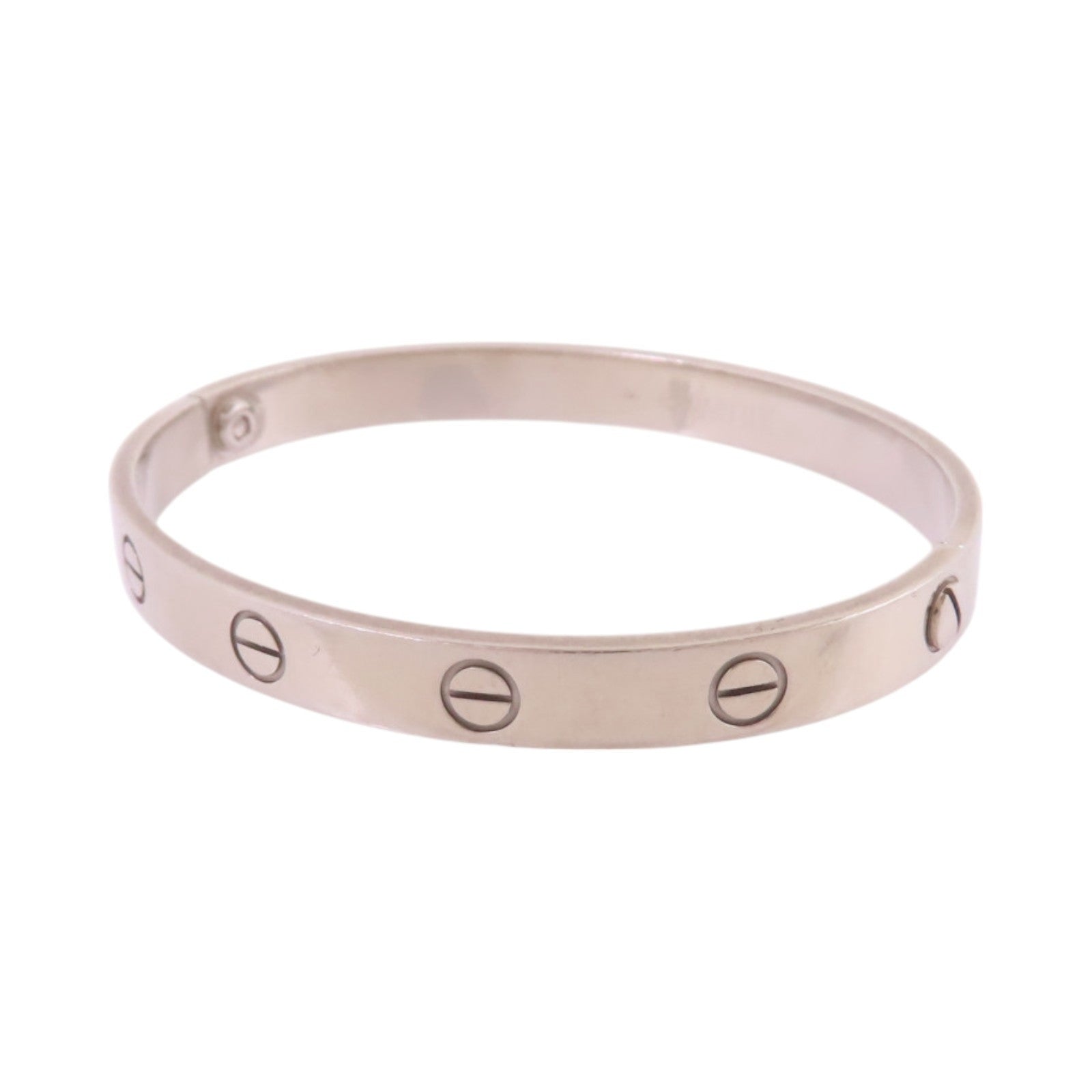 CARTIER 【激減優惠】18K白金Love Blaceret手鐲