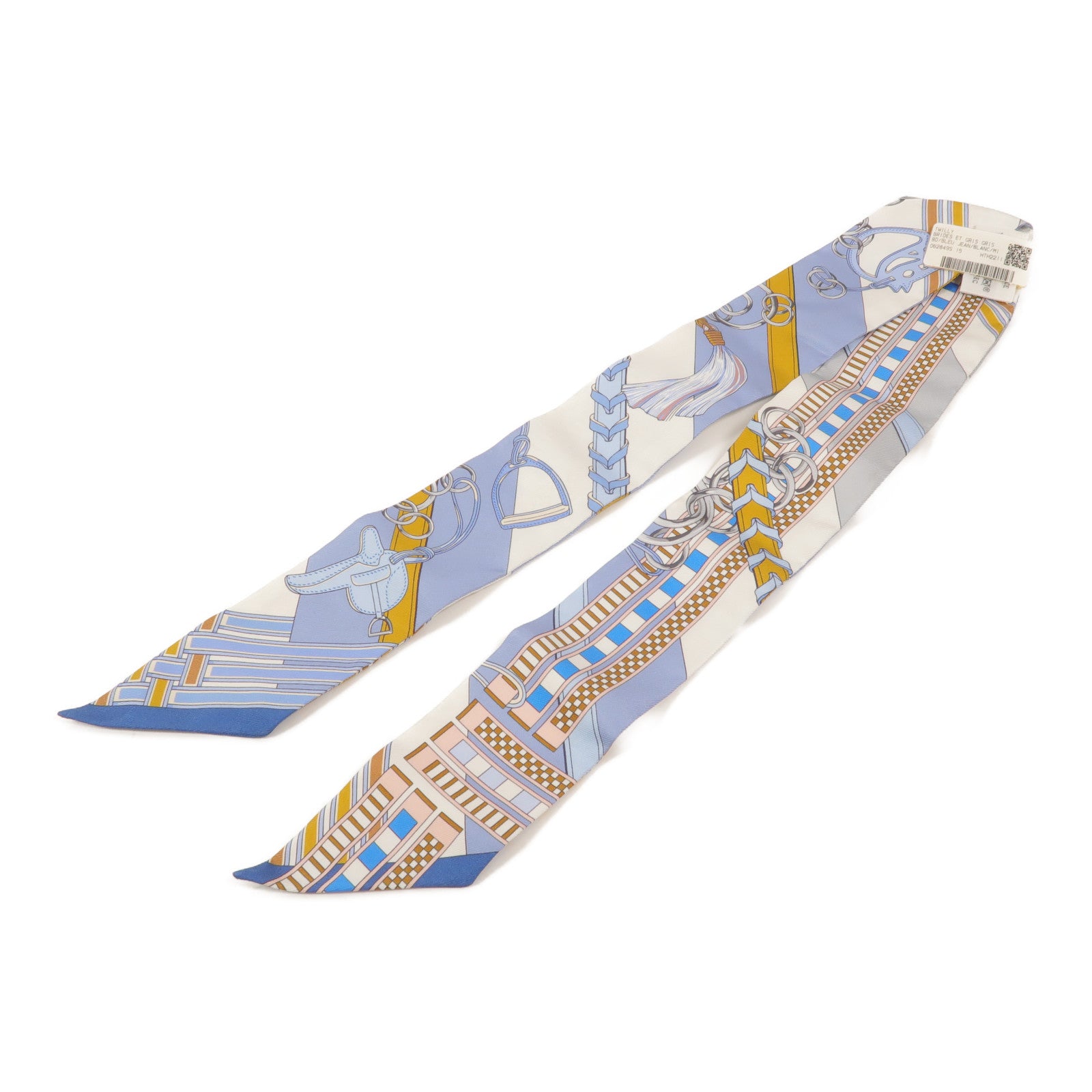 HERMES 絲質Twilly絲巾