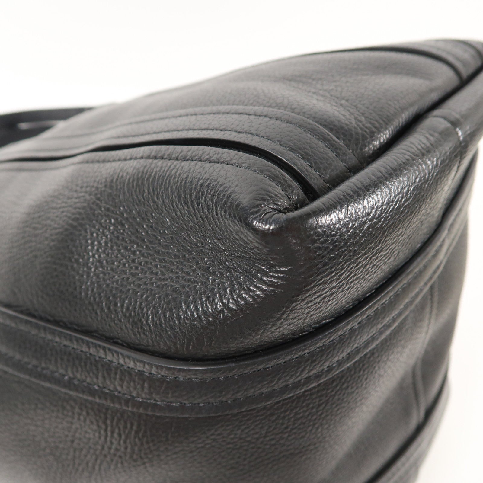 BALENCIAGA 牛皮皮革2 Way Shoulder銀扣手挽肩背兩用袋