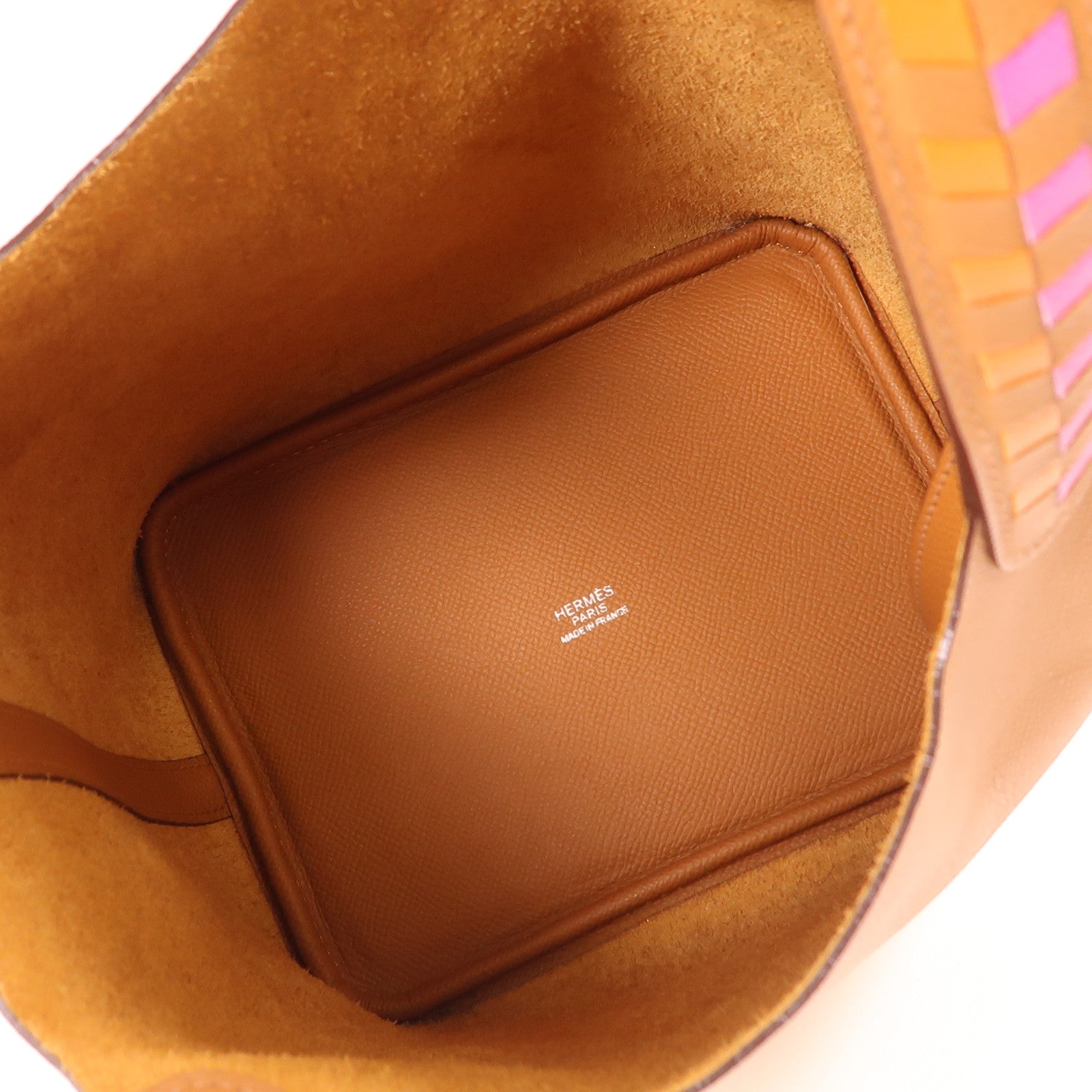 HERMES Epsom皮革Picotin PM銀扣手挽袋Gold