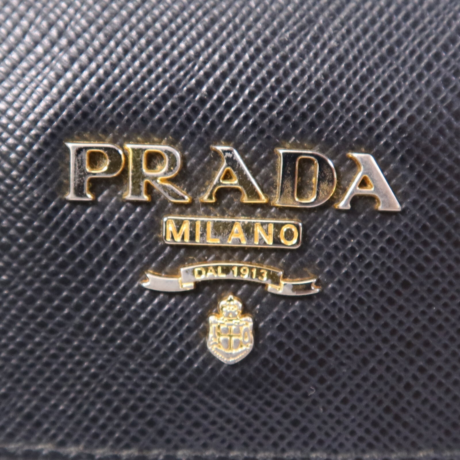 PRADA 【激減優惠】牛皮皮革Long wallet金扣長錢包