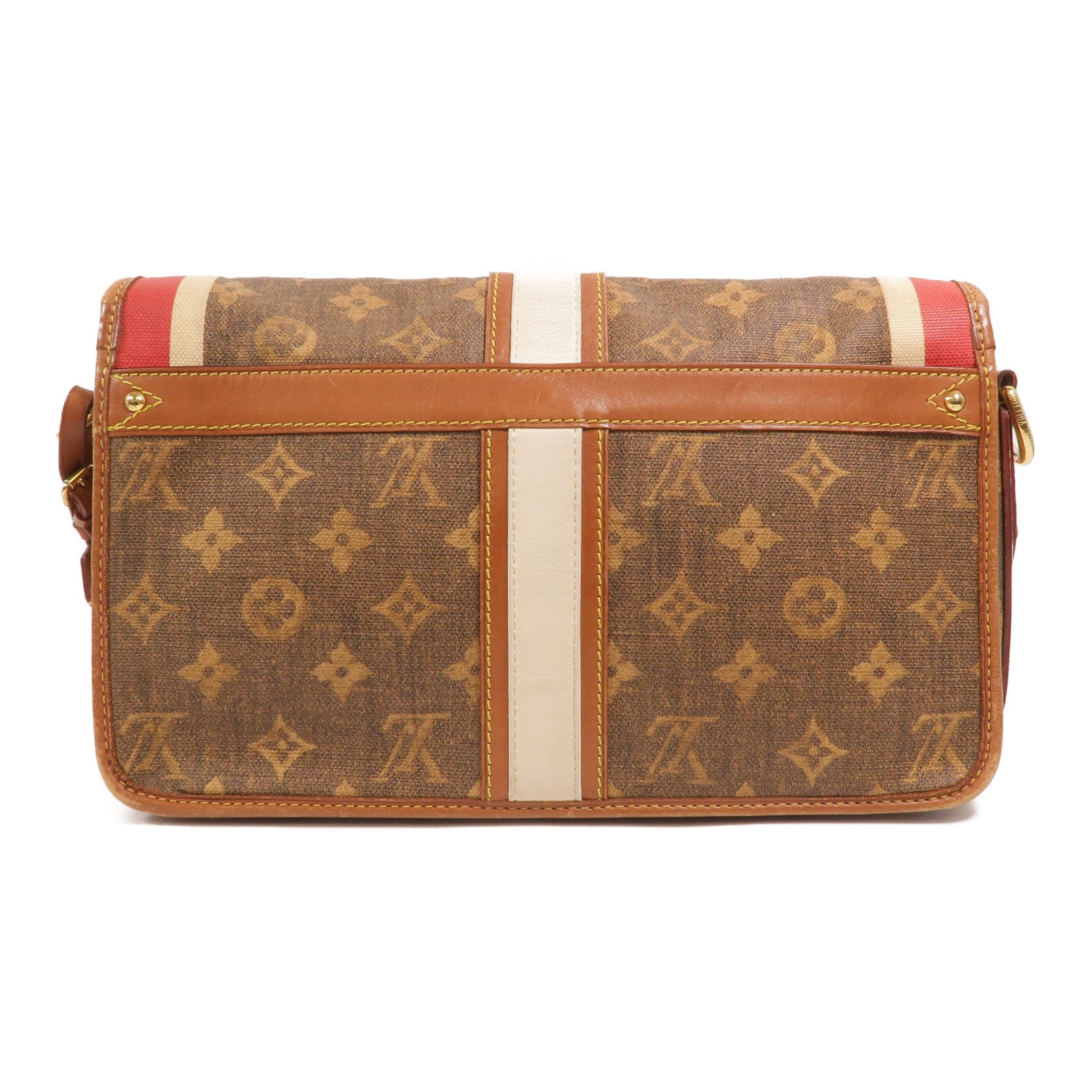 LOUIS VUITTON Monogram Tissue Porte Rayures肩背袋