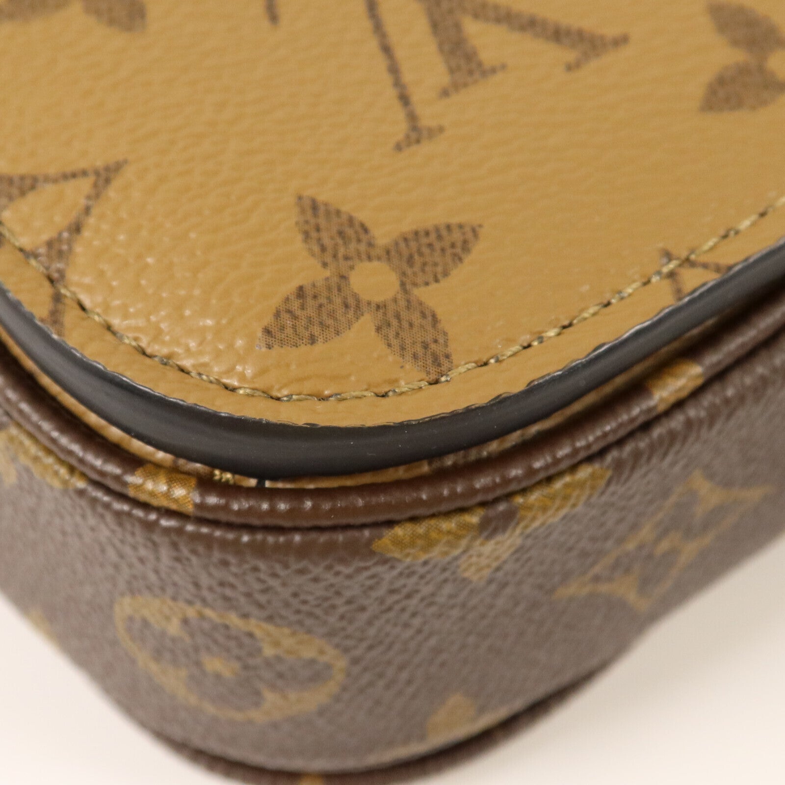 LOUIS VUITTON Monogram Reverse Pochette Metis金扣手挽肩背兩用袋