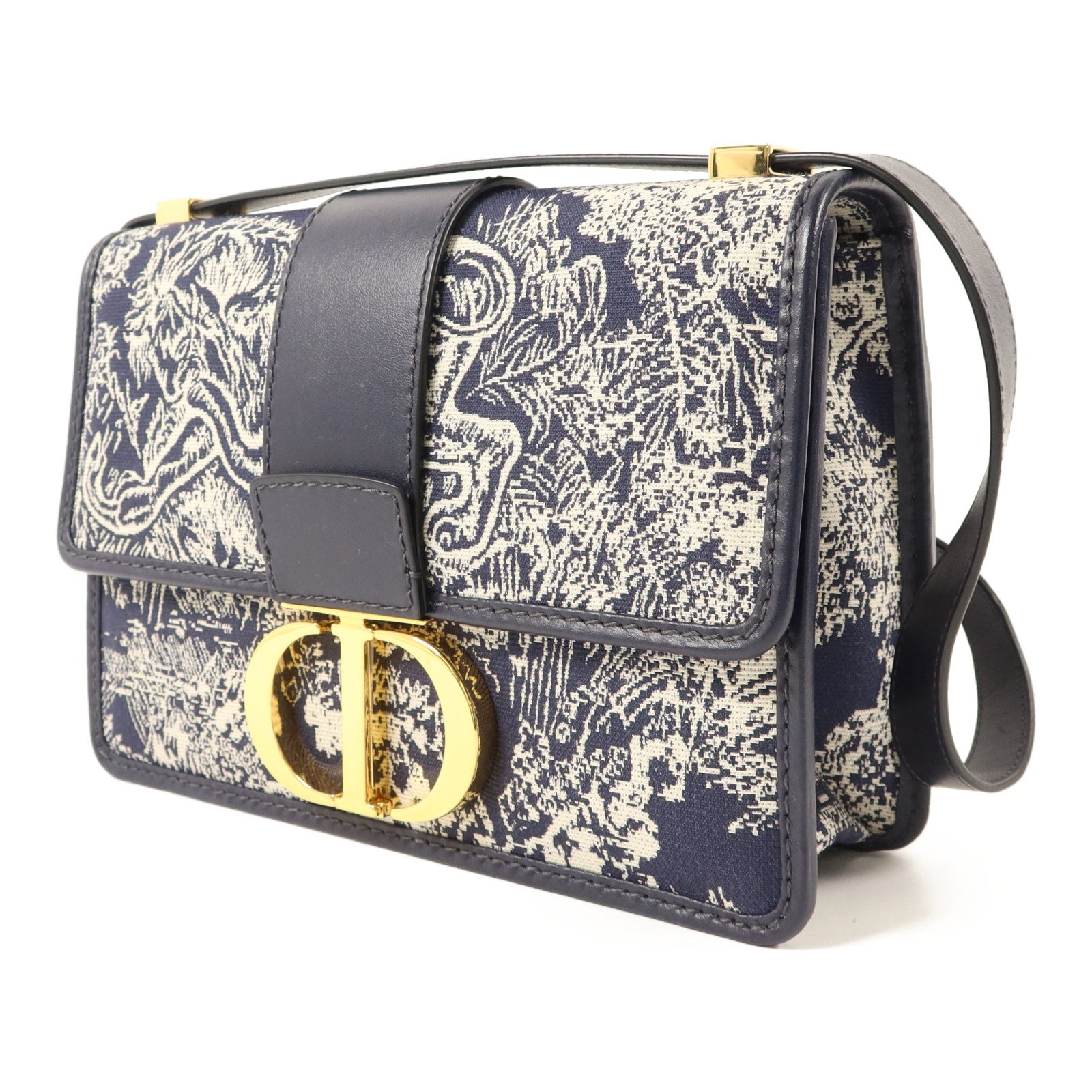 Dior 帆布30 Montaigne Shoulder Bag肩背袋