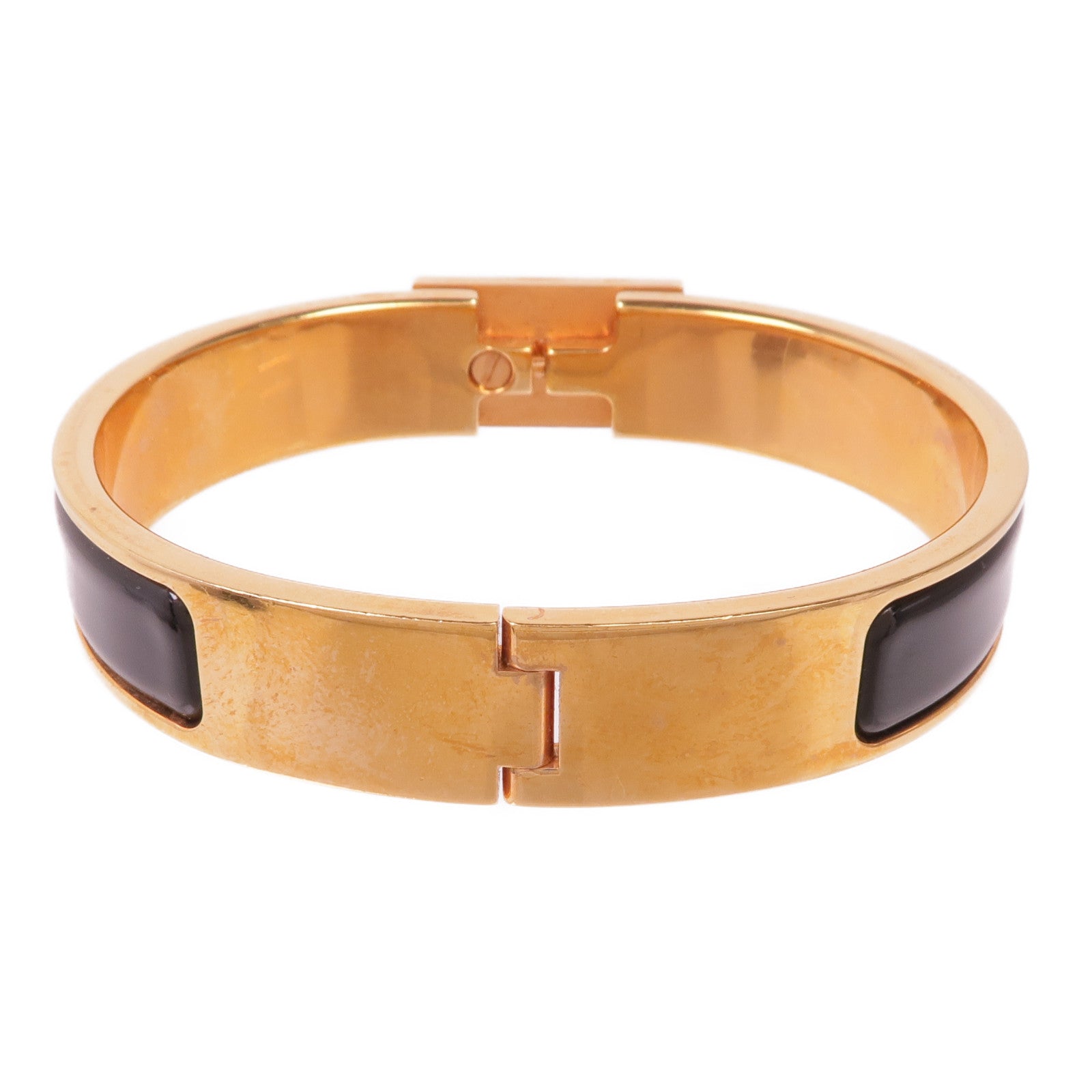 HERMES 琺瑯/金屬Clic Anneau Bracelet手鐲