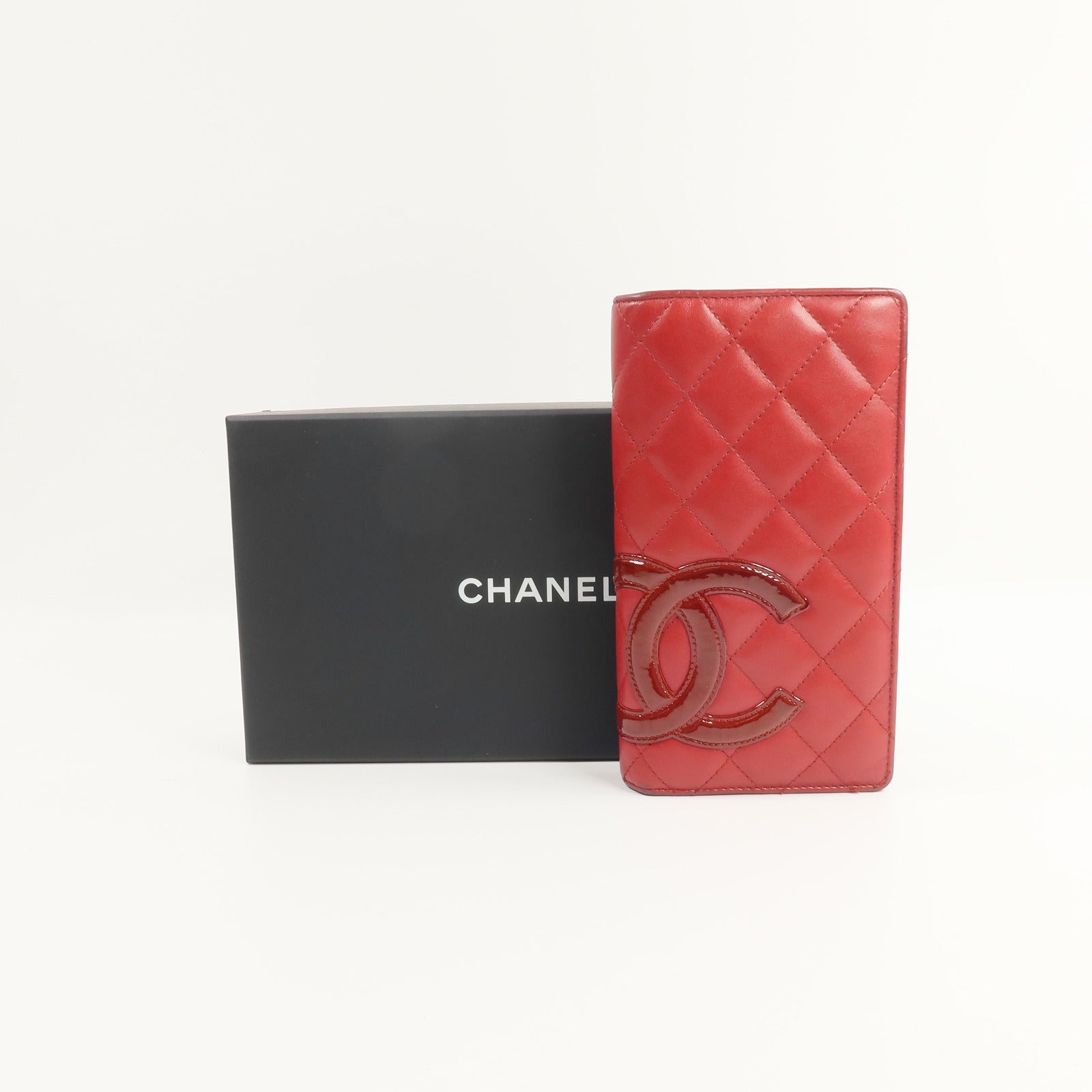 CHANEL 牛皮皮革Cambon Long Wallet長錢包