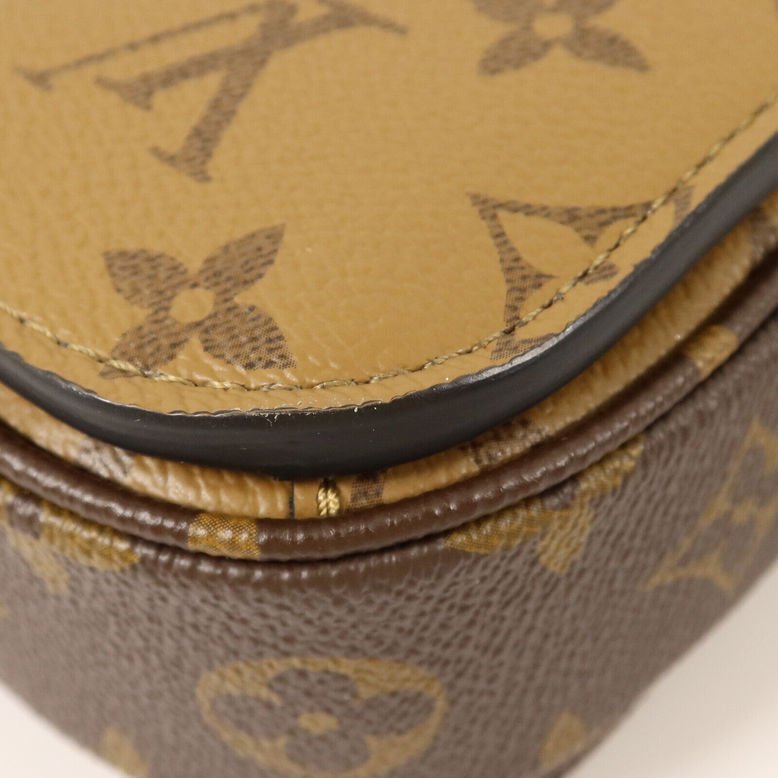 LOUIS VUITTON Monogram Reverse Pochette Metis金扣手挽肩背兩用袋