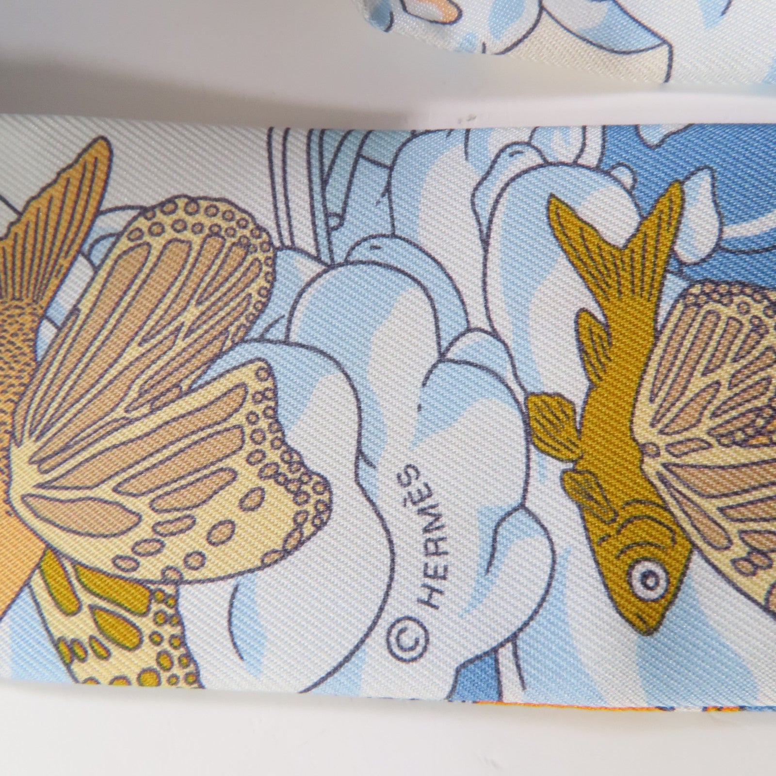 HERMES 絲質Twilly絲巾