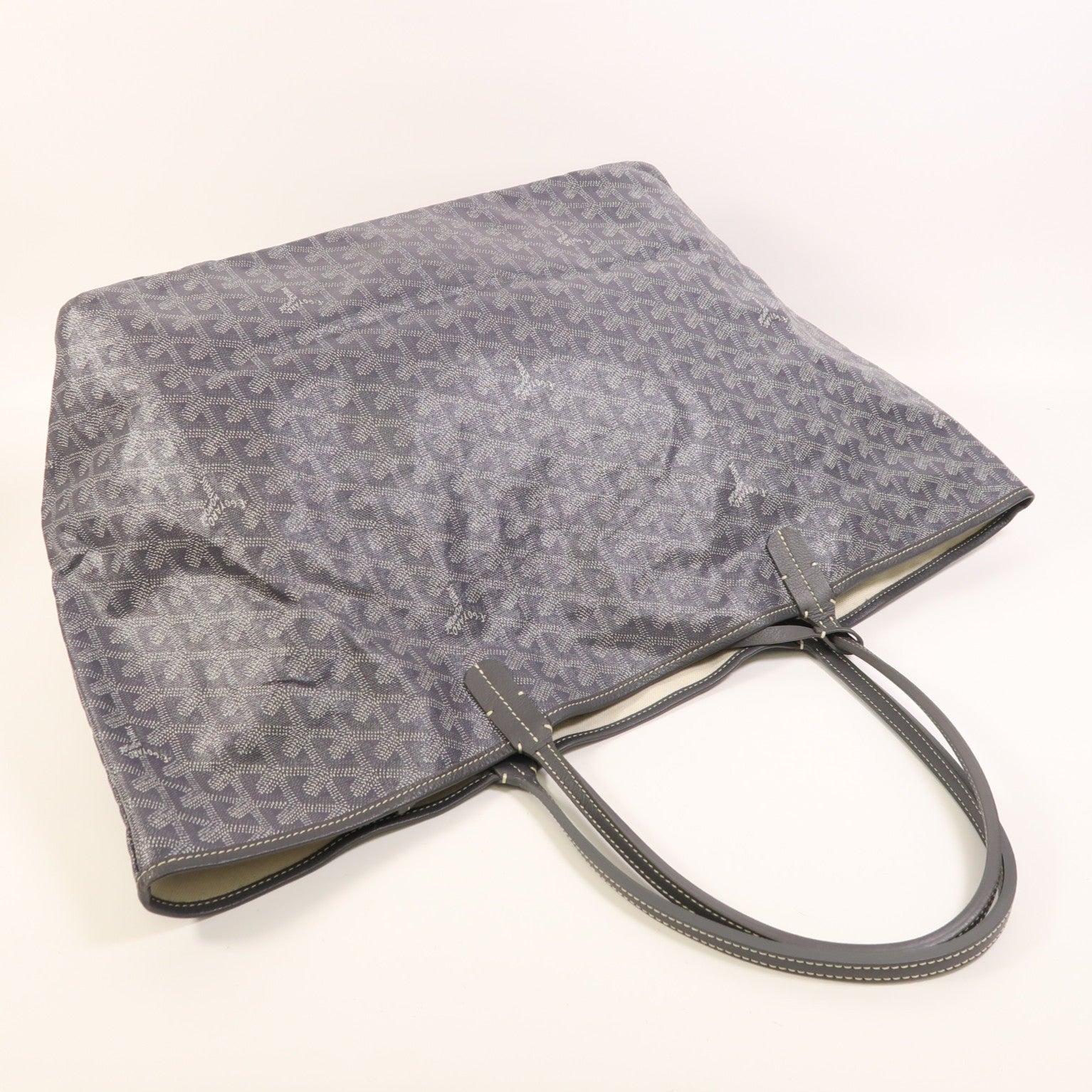 GOYARD 塗層帆布Saint Louis GM銀扣肩背袋