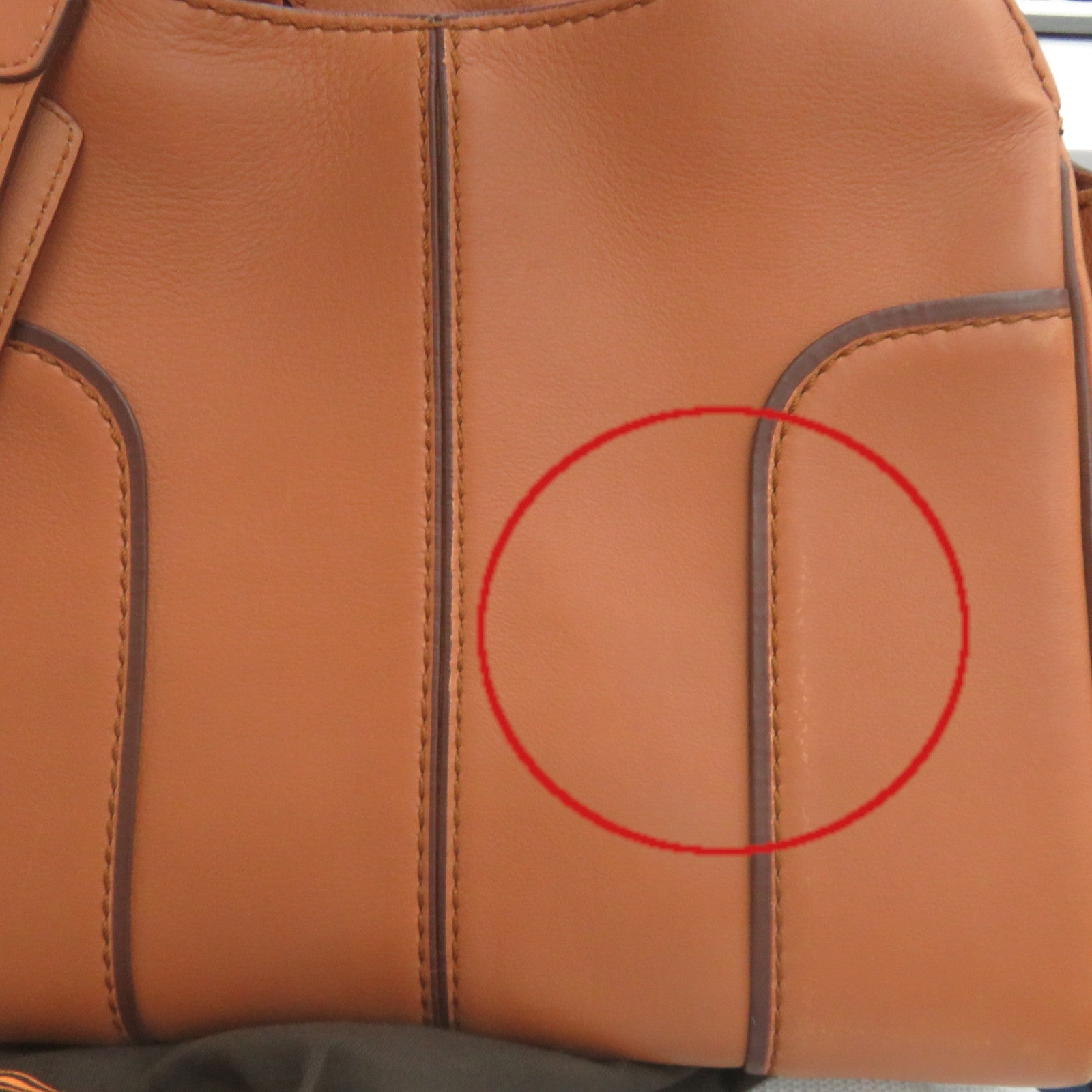 TOD’S 【激減優惠】牛皮皮革2Way Shoulder Bag手挽肩背兩用袋啡色