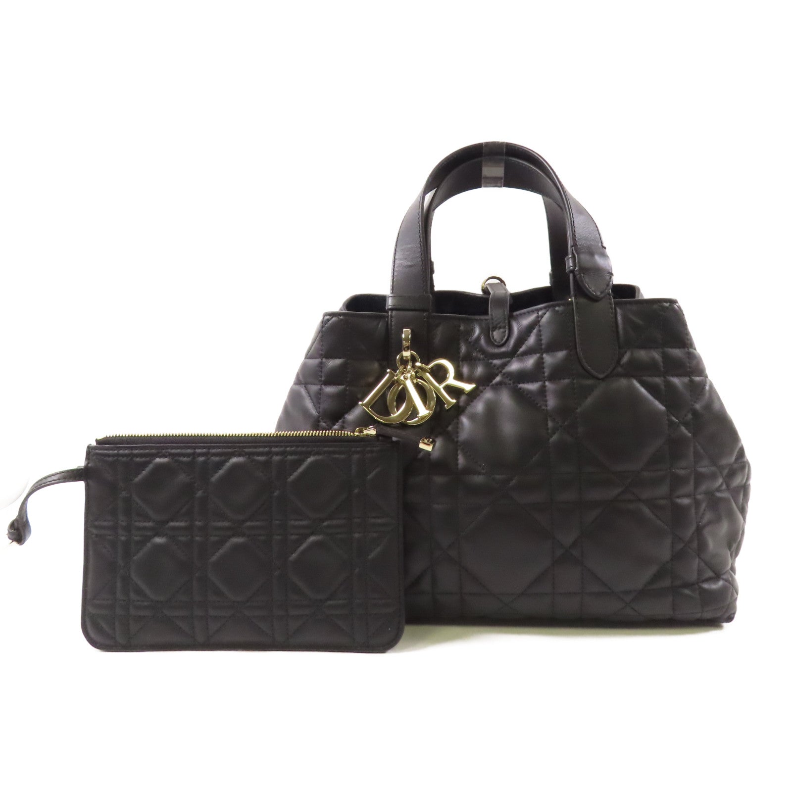 Dior 牛皮皮革Toujours Bag手挽袋