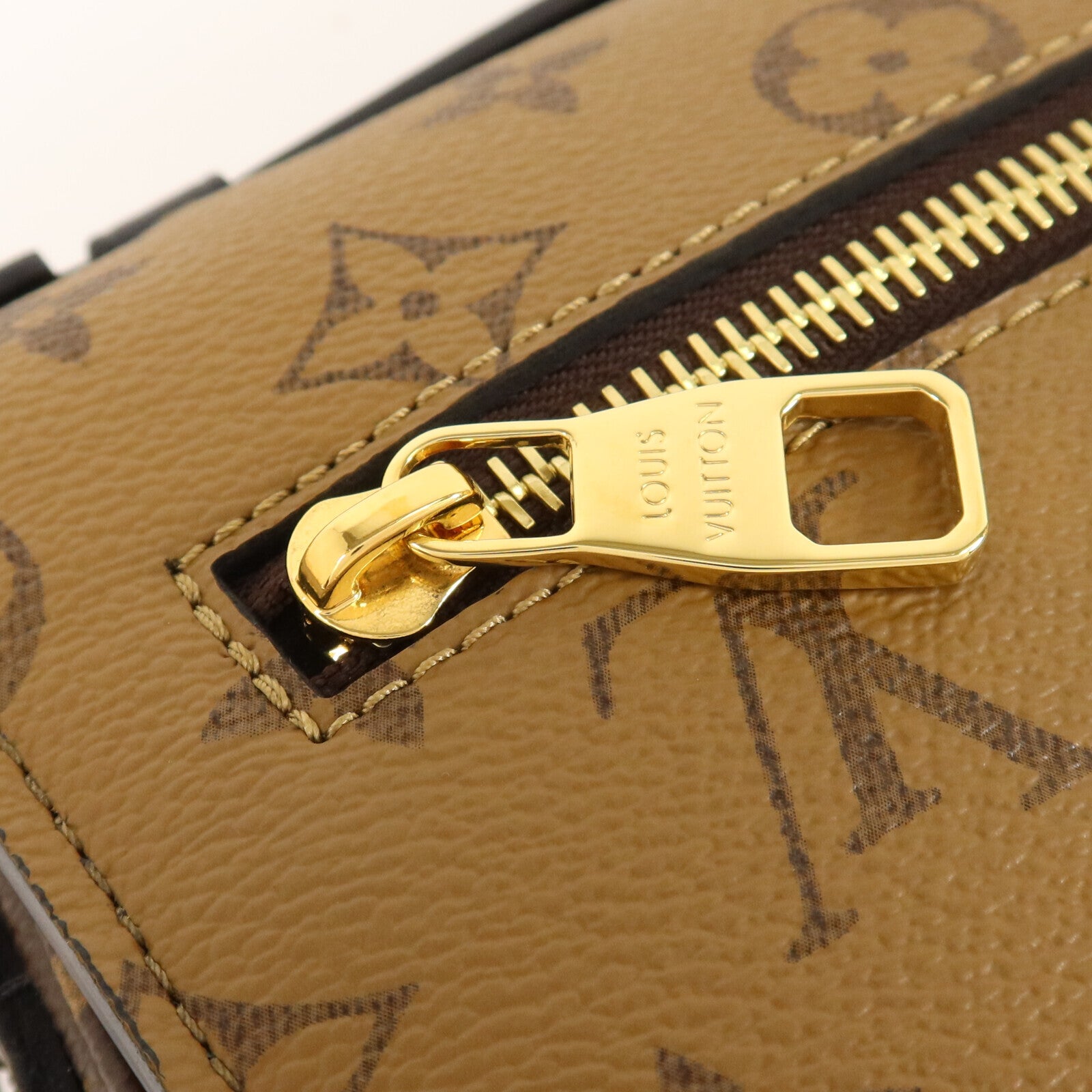 LOUIS VUITTON Monogram Reverse Pochette Metis金扣手挽肩背兩用袋