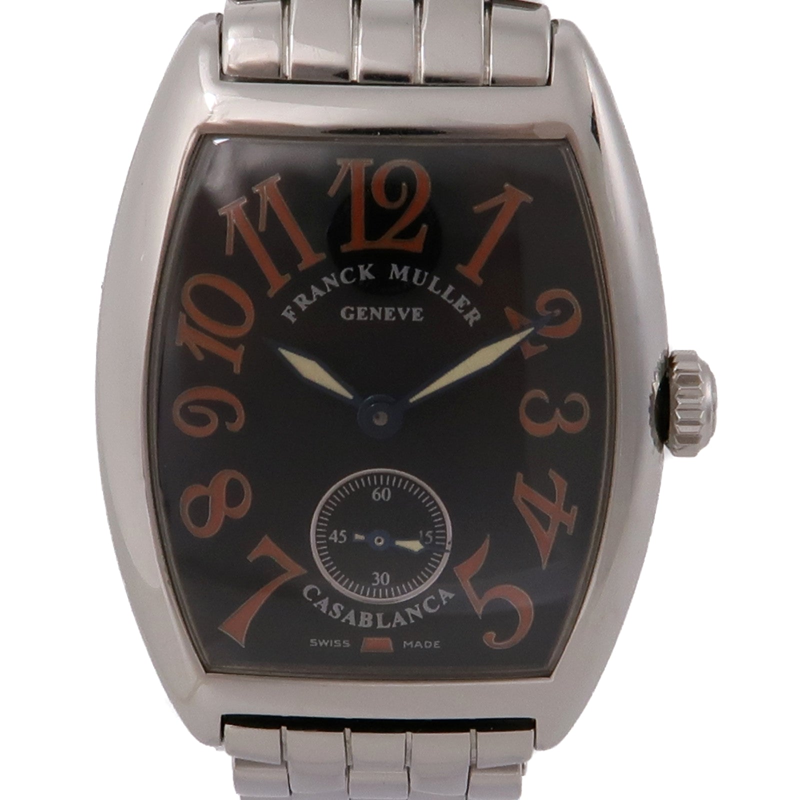 FRANCK MULLER Casablanca不鏽鋼手錶自動機芯黑色
