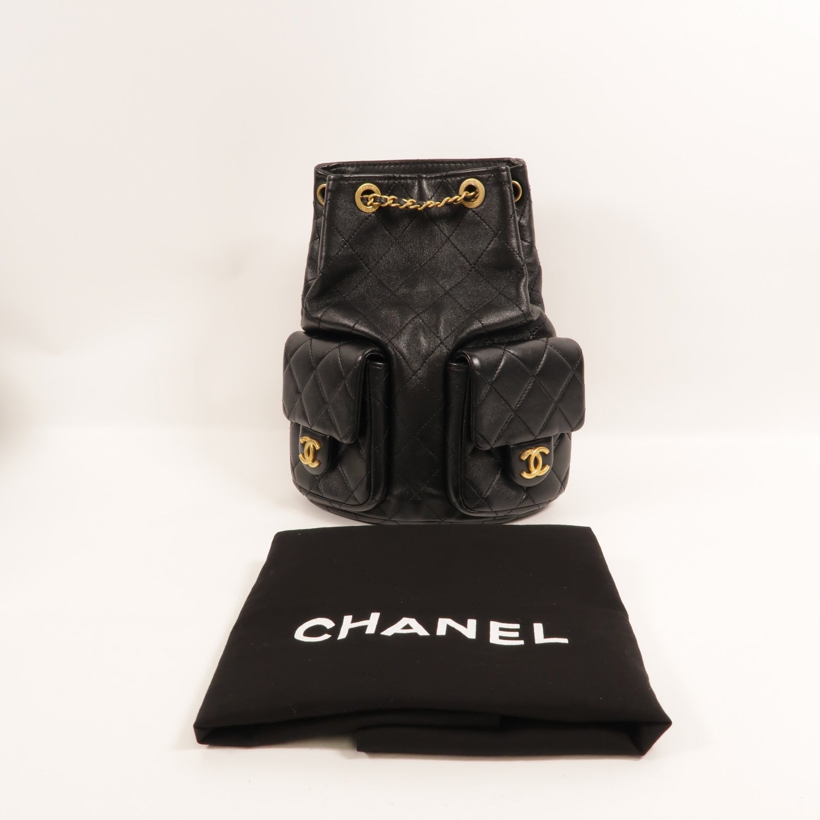 CHANEL 羊皮皮革25C Backpack背包