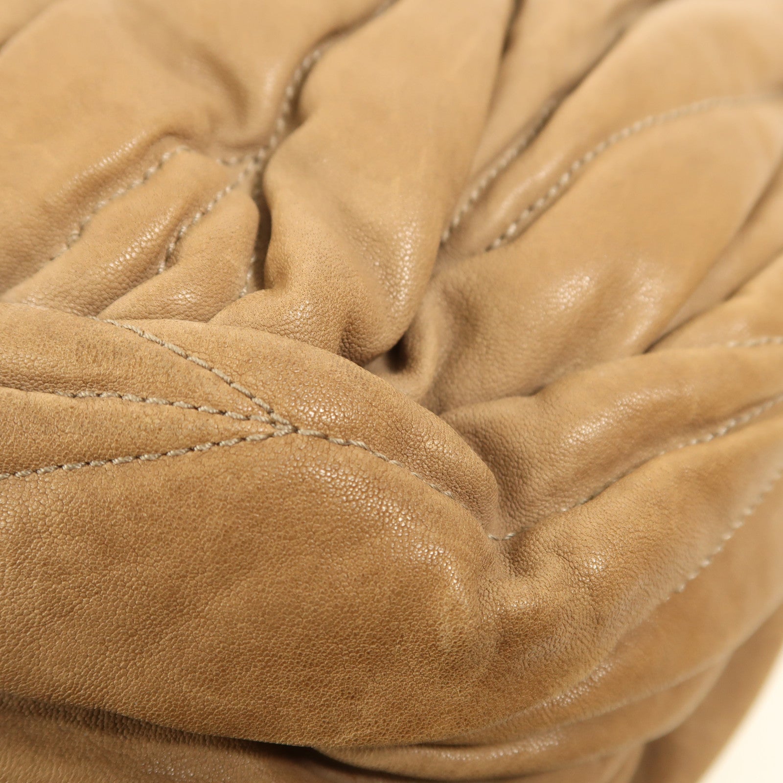 Miu Miu 牛皮皮革Shoulder Bag金扣手挽袋