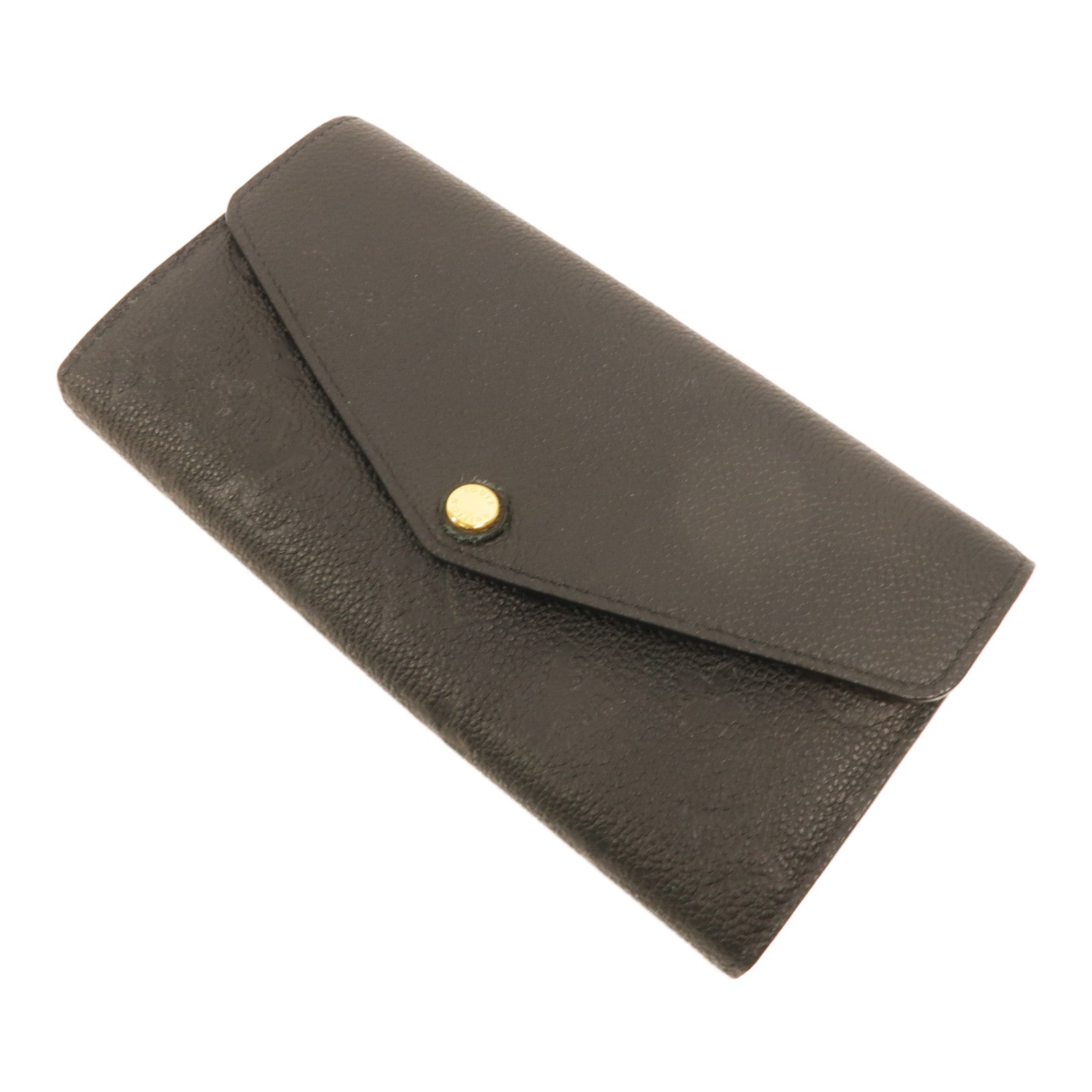 LOUIS VUITTON Monogram Empreinte Sarah Long Wallet金扣長錢包