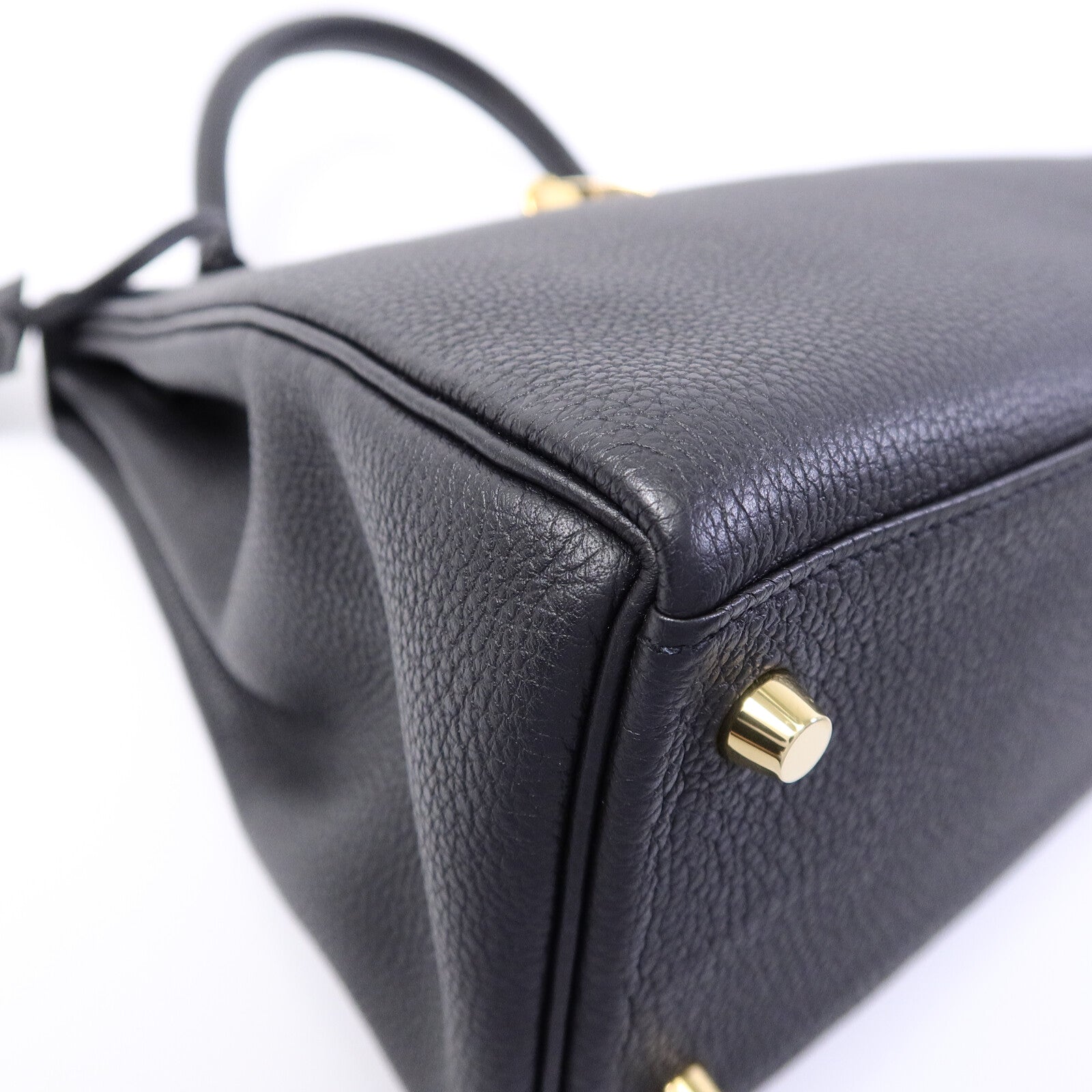 HERMES Togo皮革Kelly 28手挽肩背兩用袋Noir