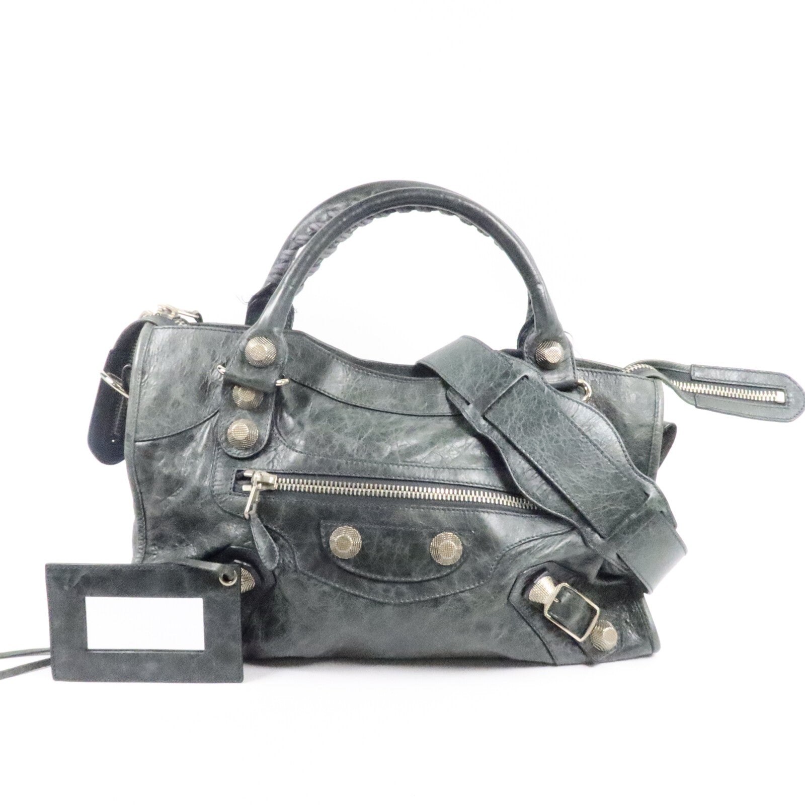 BALENCIAGA 牛皮皮革Giant City手挽肩背兩用袋
