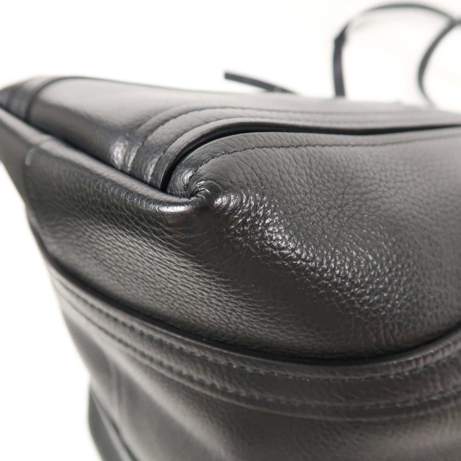 BALENCIAGA 牛皮皮革2 Way Shoulder銀扣手挽肩背兩用袋