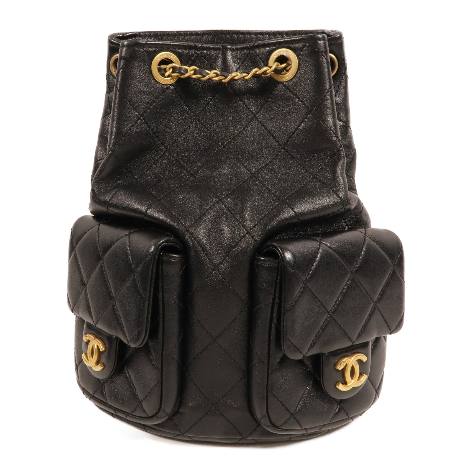 CHANEL 羊皮皮革25C Backpack背包