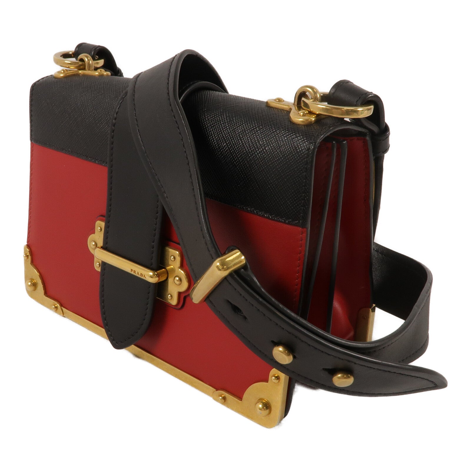 PRADA 牛皮皮革Shoulder Bag肩背袋