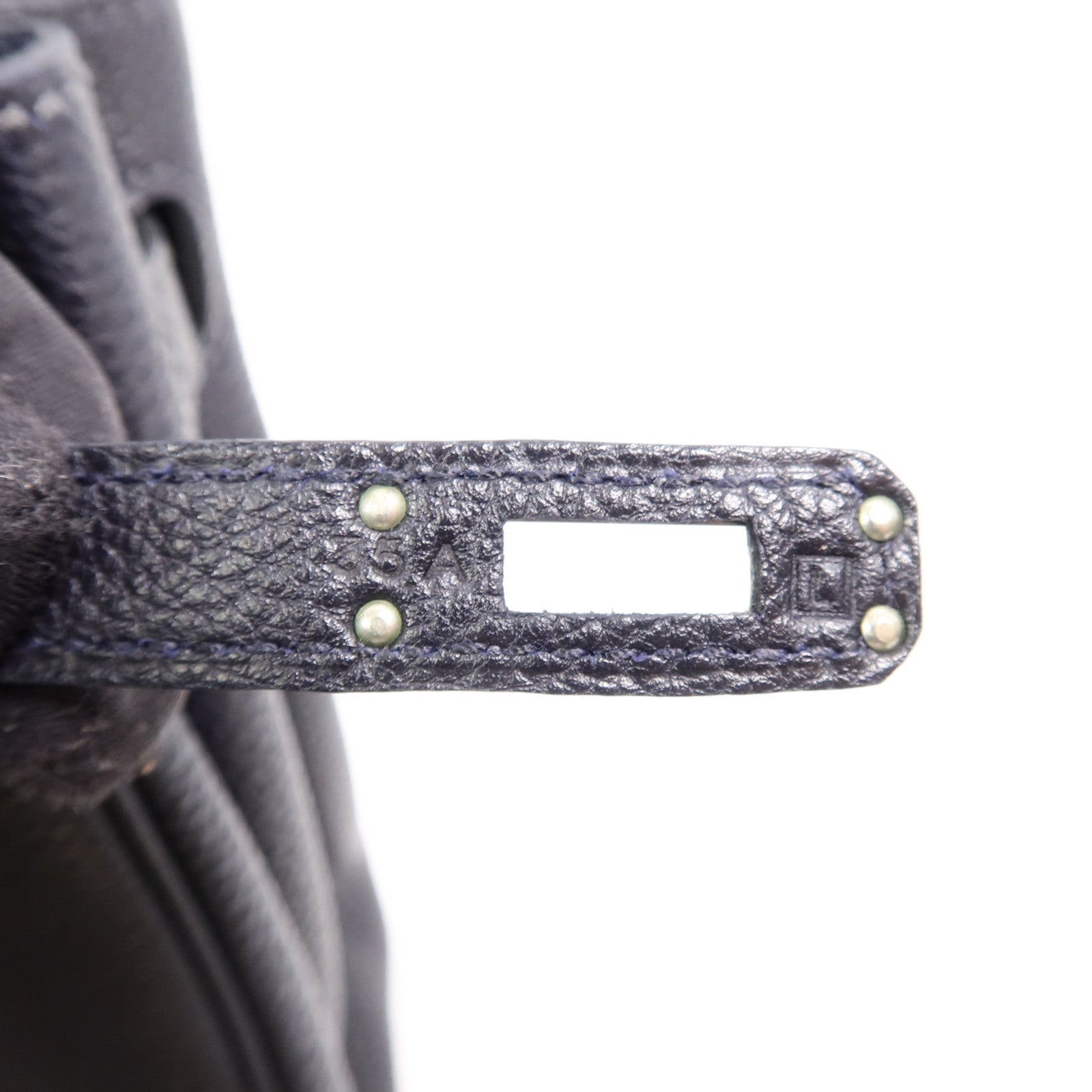 HERMES Togo皮革Birkin 25手挽袋Bleu Indigo