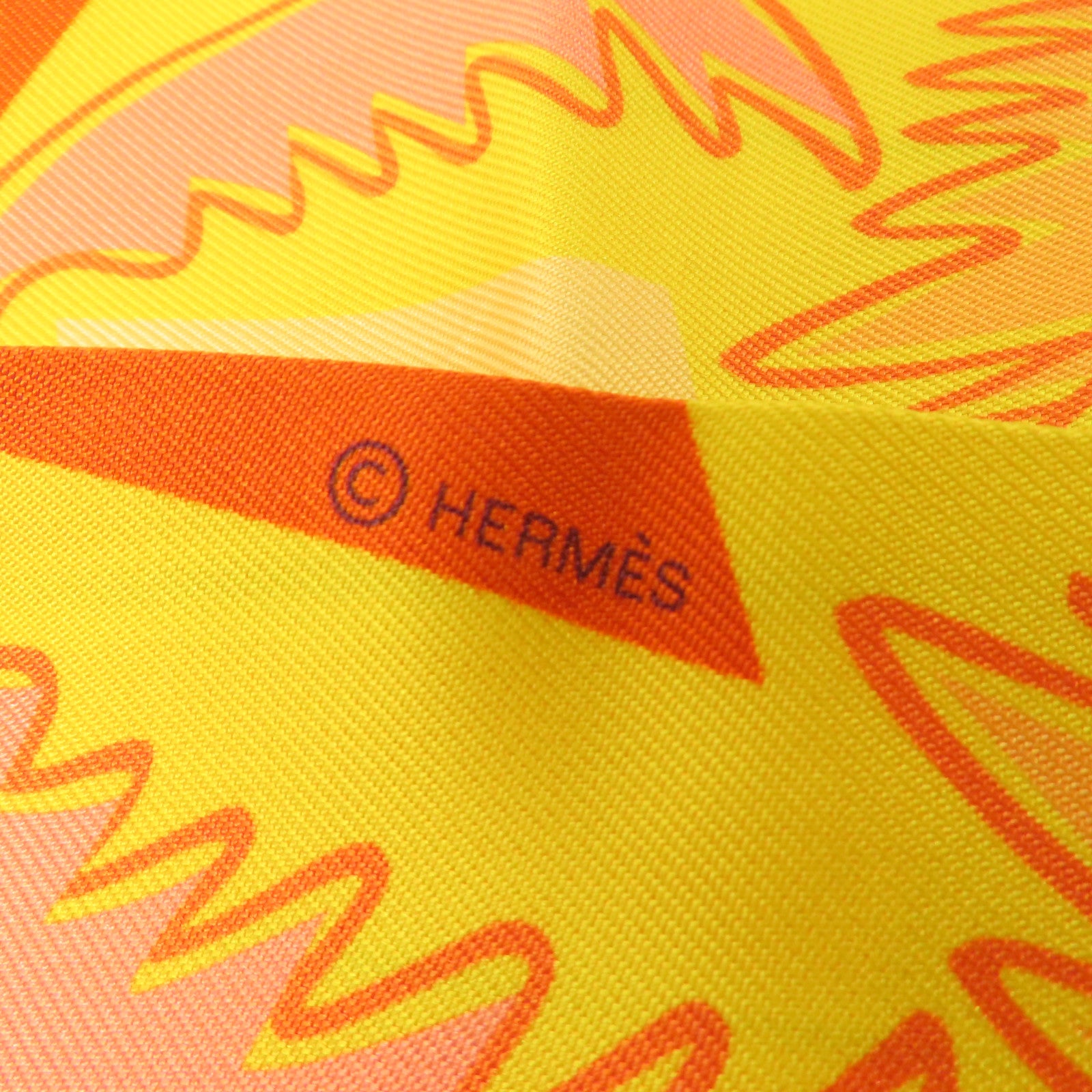 HERMES 絲質Twilly絲巾