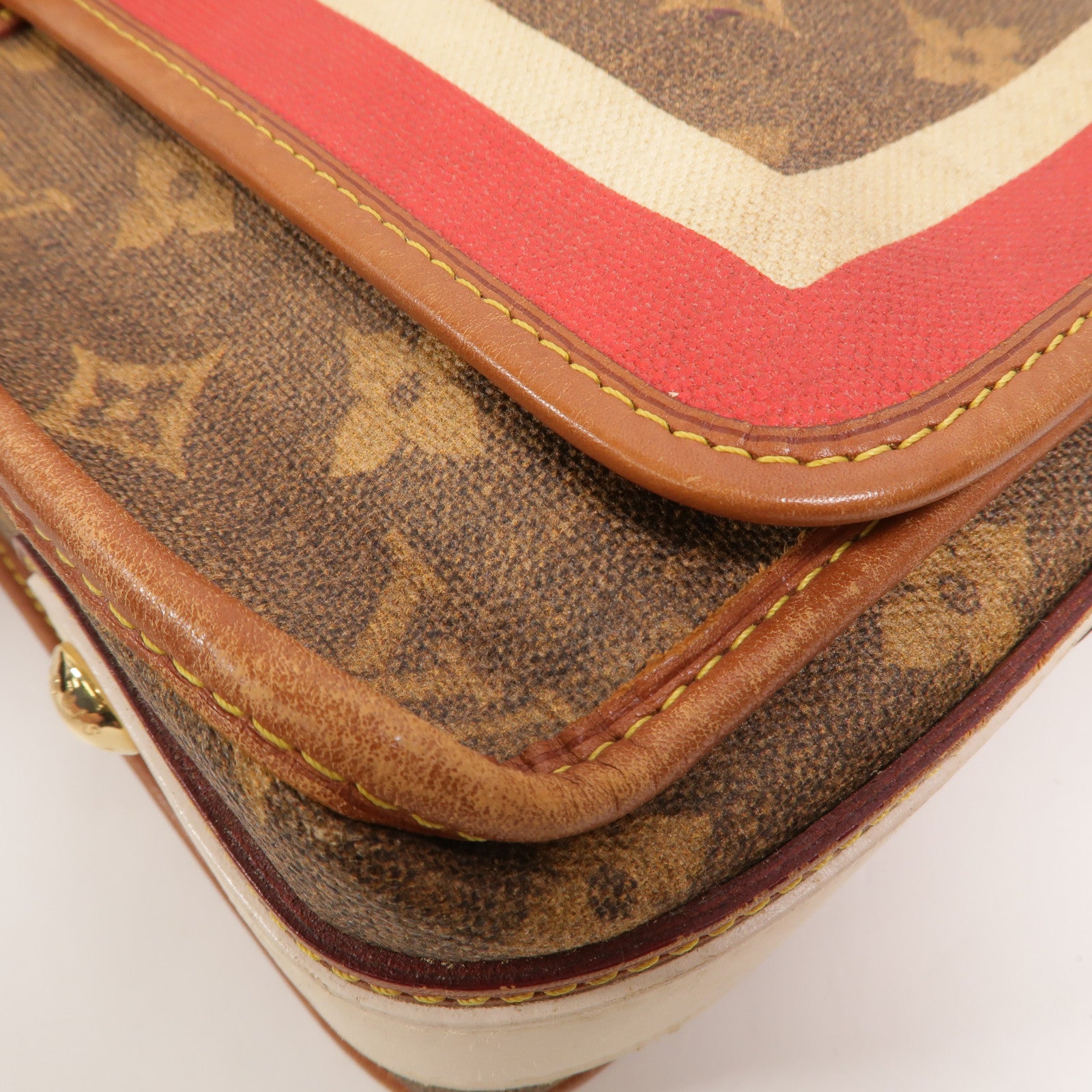 LOUIS VUITTON Monogram Tissue Porte Rayures肩背袋