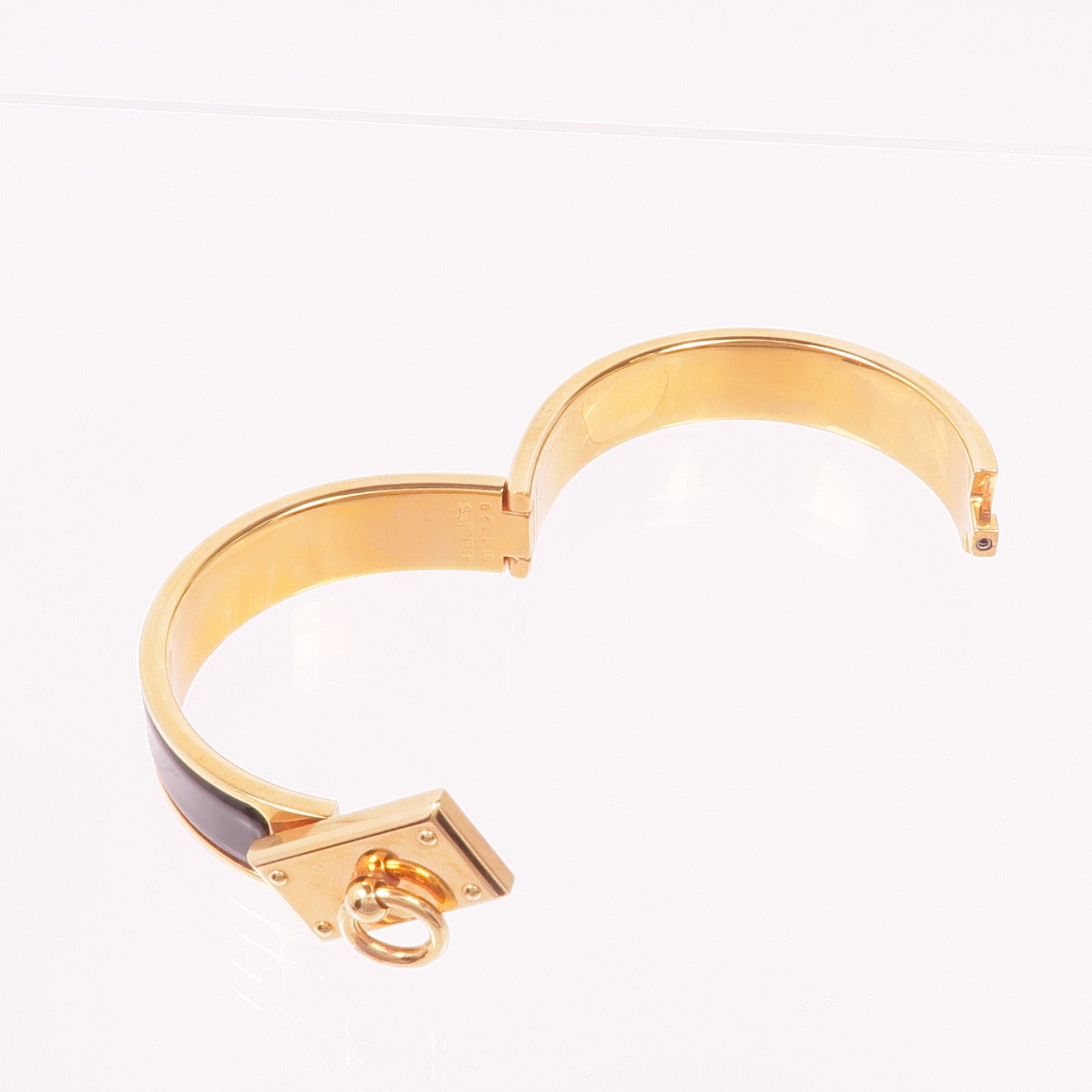 HERMES 琺瑯/金屬Clic Anneau Bracelet手鐲