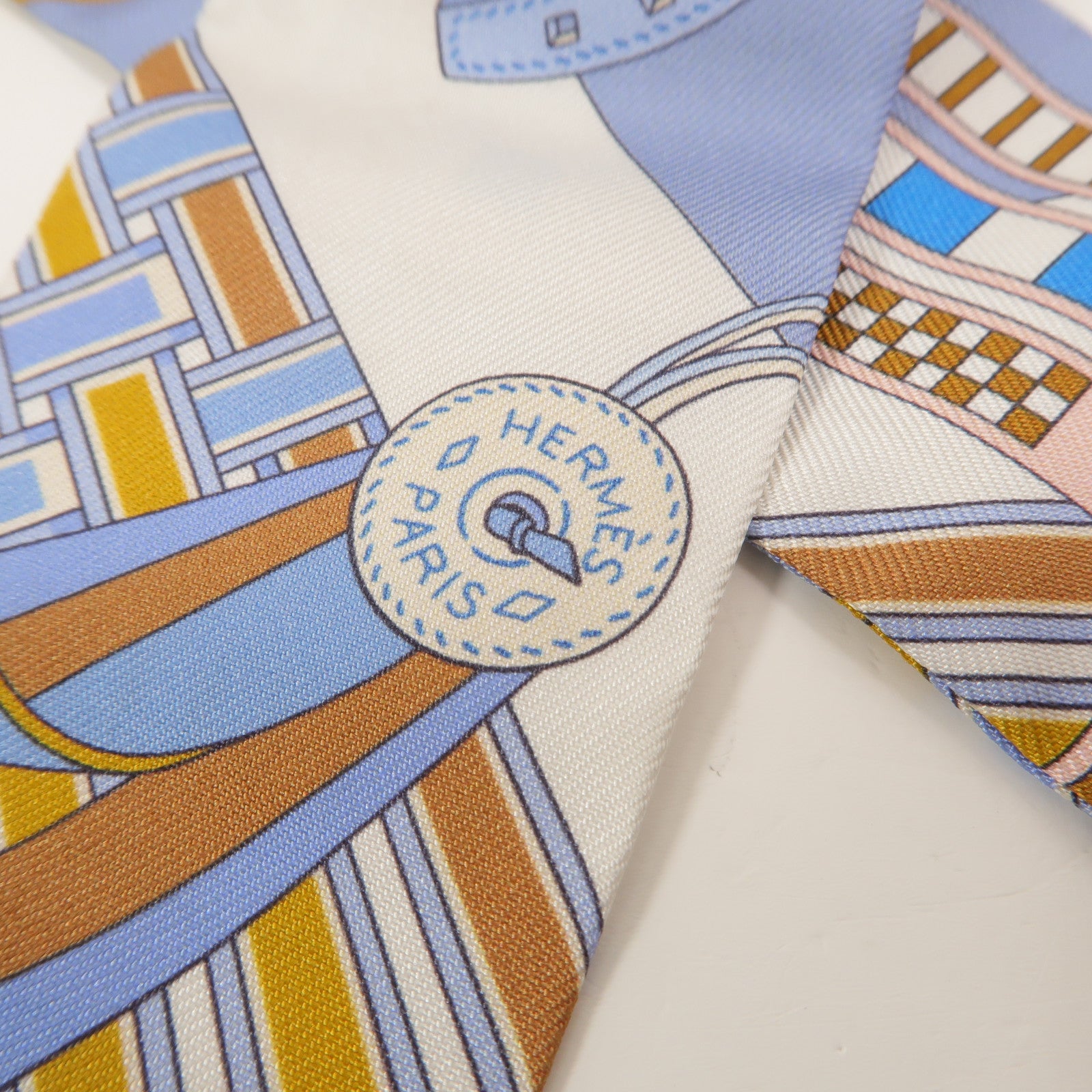 HERMES 絲質Twilly絲巾