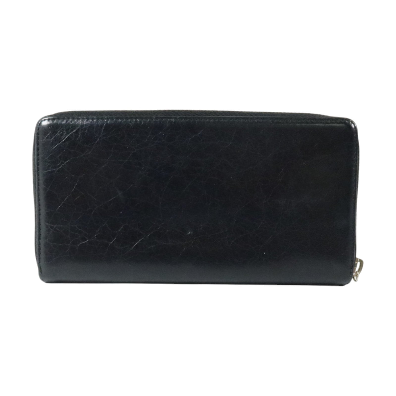 BALENCIAGA 牛皮皮革Long Wallet銀扣長錢包