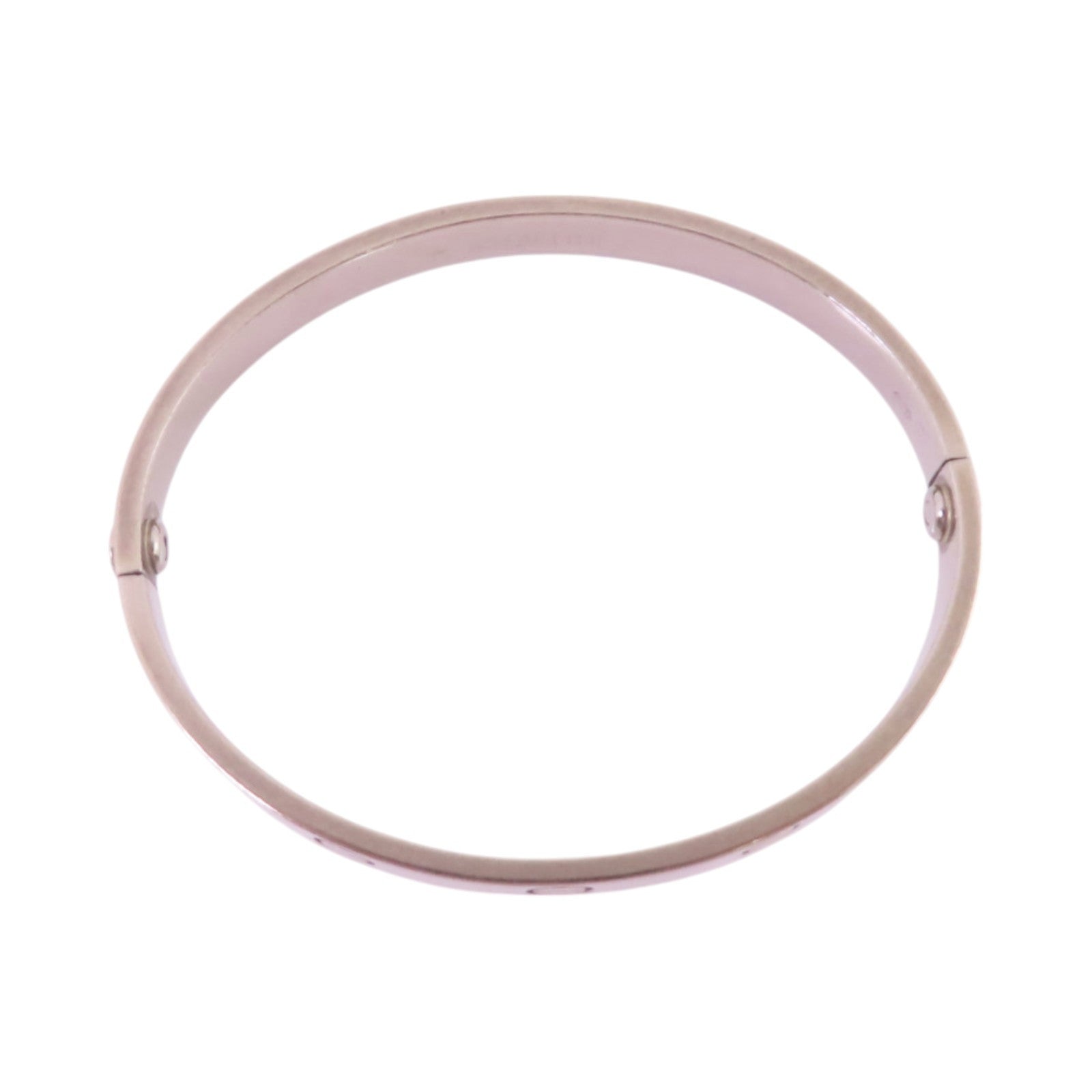 CARTIER 18K白金Love Blaceret手鐲