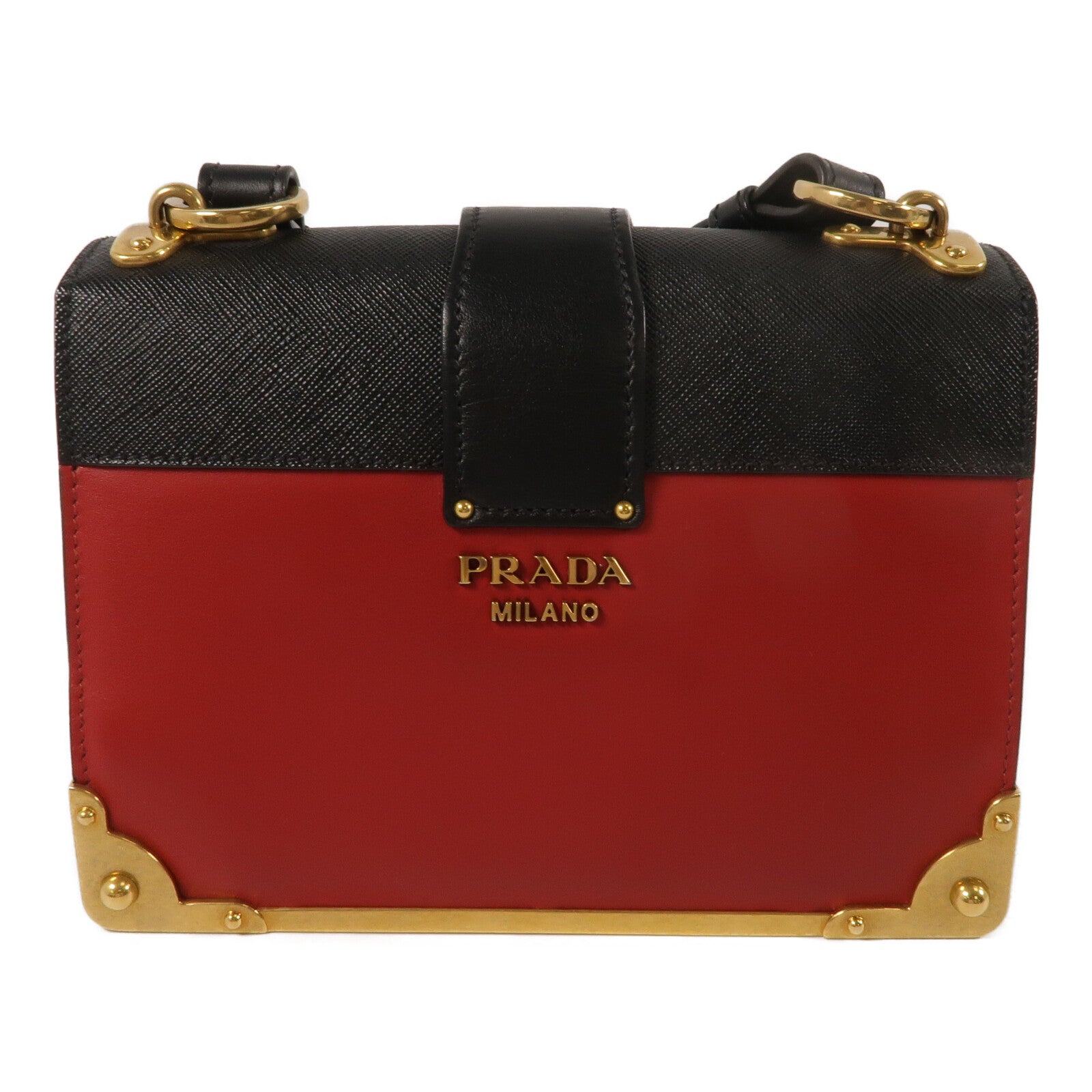 PRADA 牛皮皮革Shoulder Bag肩背袋