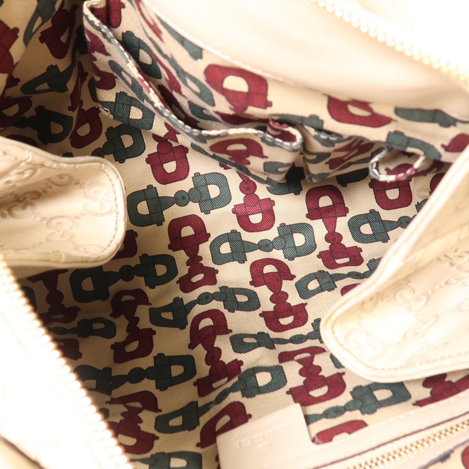 GUCCI 牛皮皮革Hand Bag金扣手挽袋