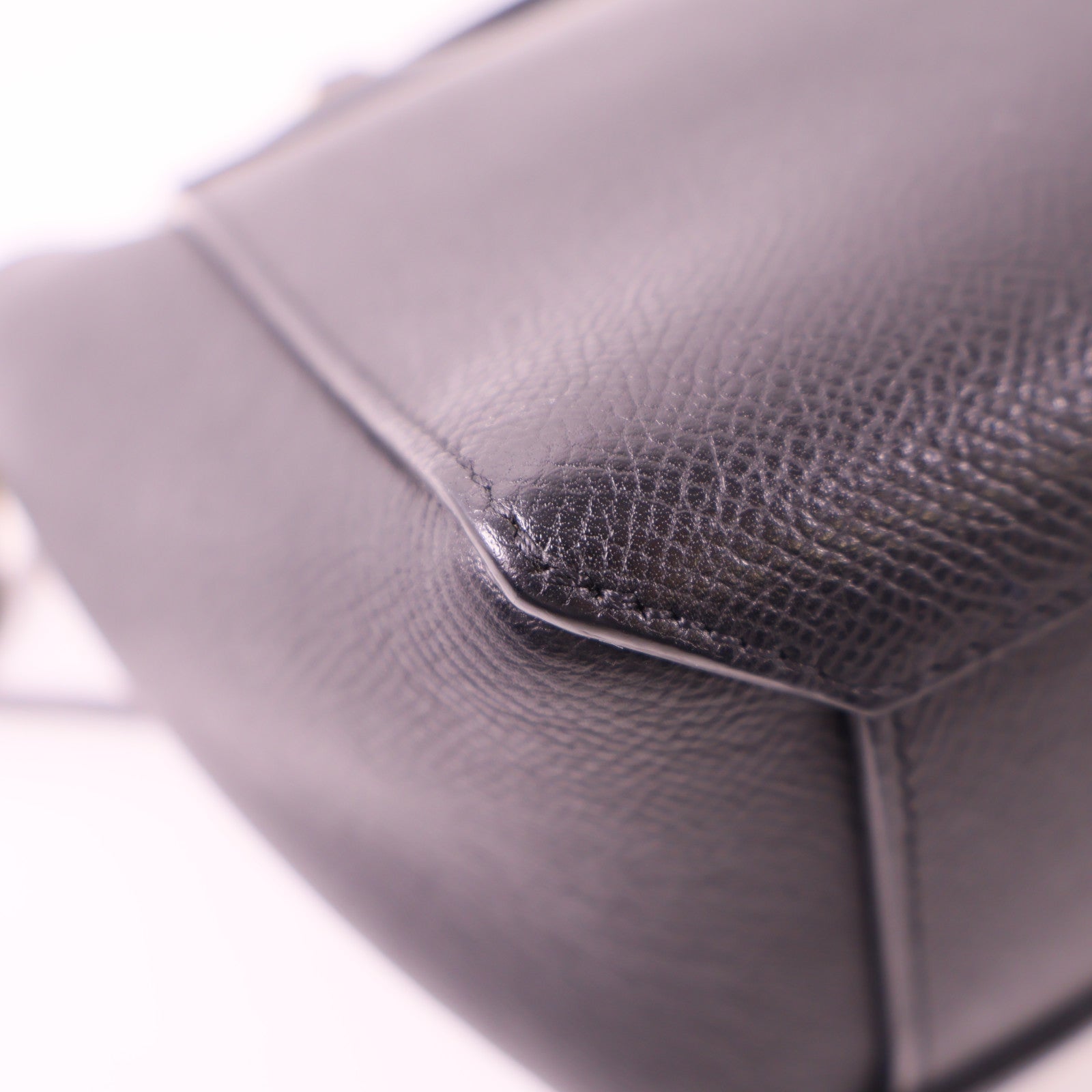 CELINE 牛皮皮革Belt Bag金扣手挽肩背兩用袋黑色