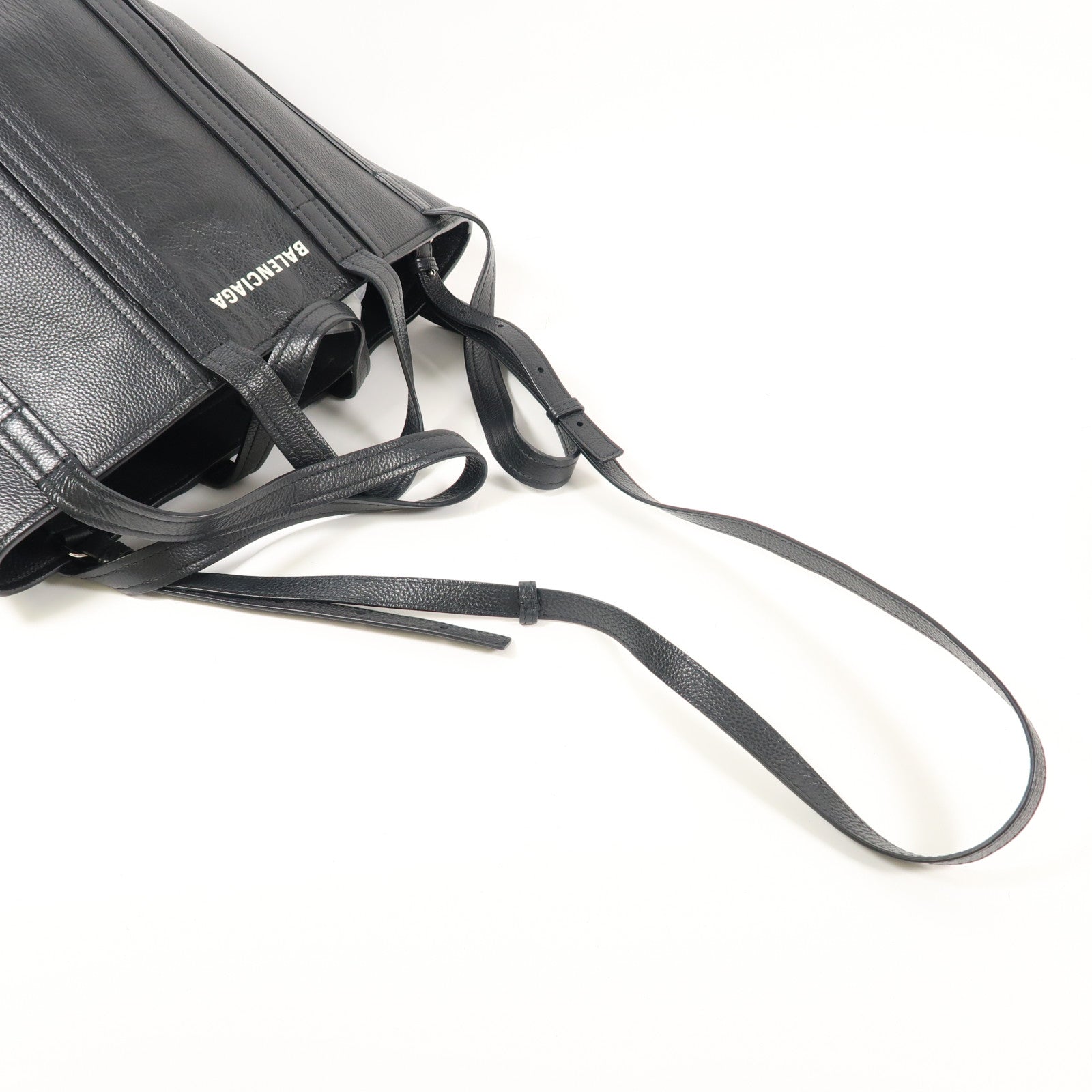 BALENCIAGA 【激減優惠】牛皮皮革2 Way Shoulder銀扣手挽肩背兩用袋