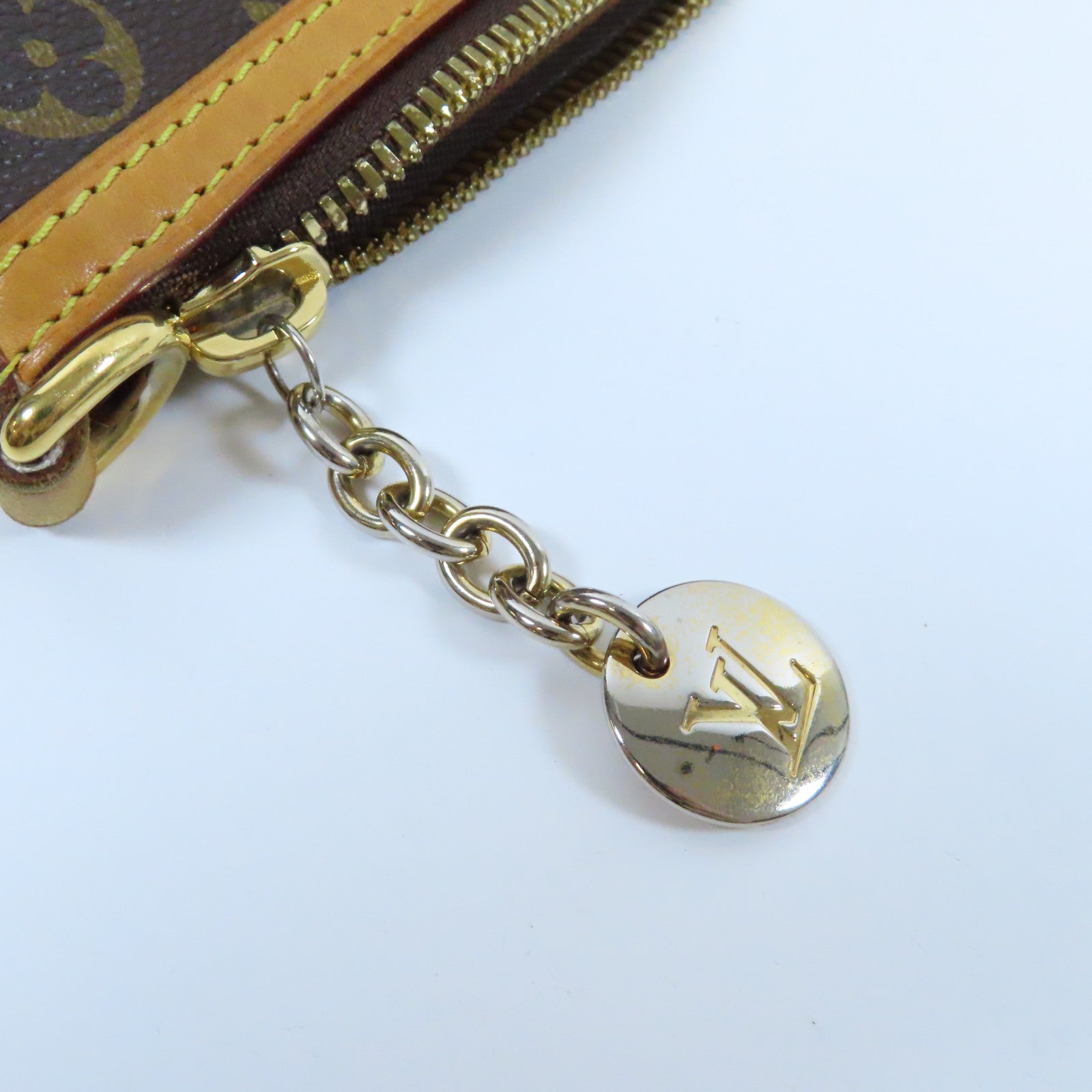 LOUIS VUITTON Monogram Palermo PM金扣手挽肩背兩用袋啡色