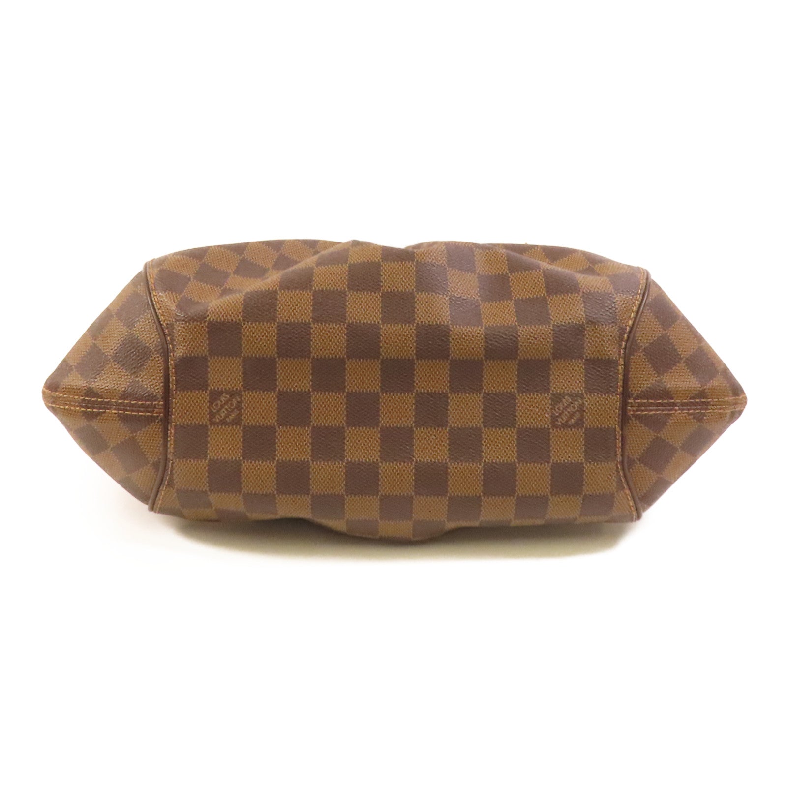 LOUIS VUITTON Damier Sistina PM金扣手挽袋