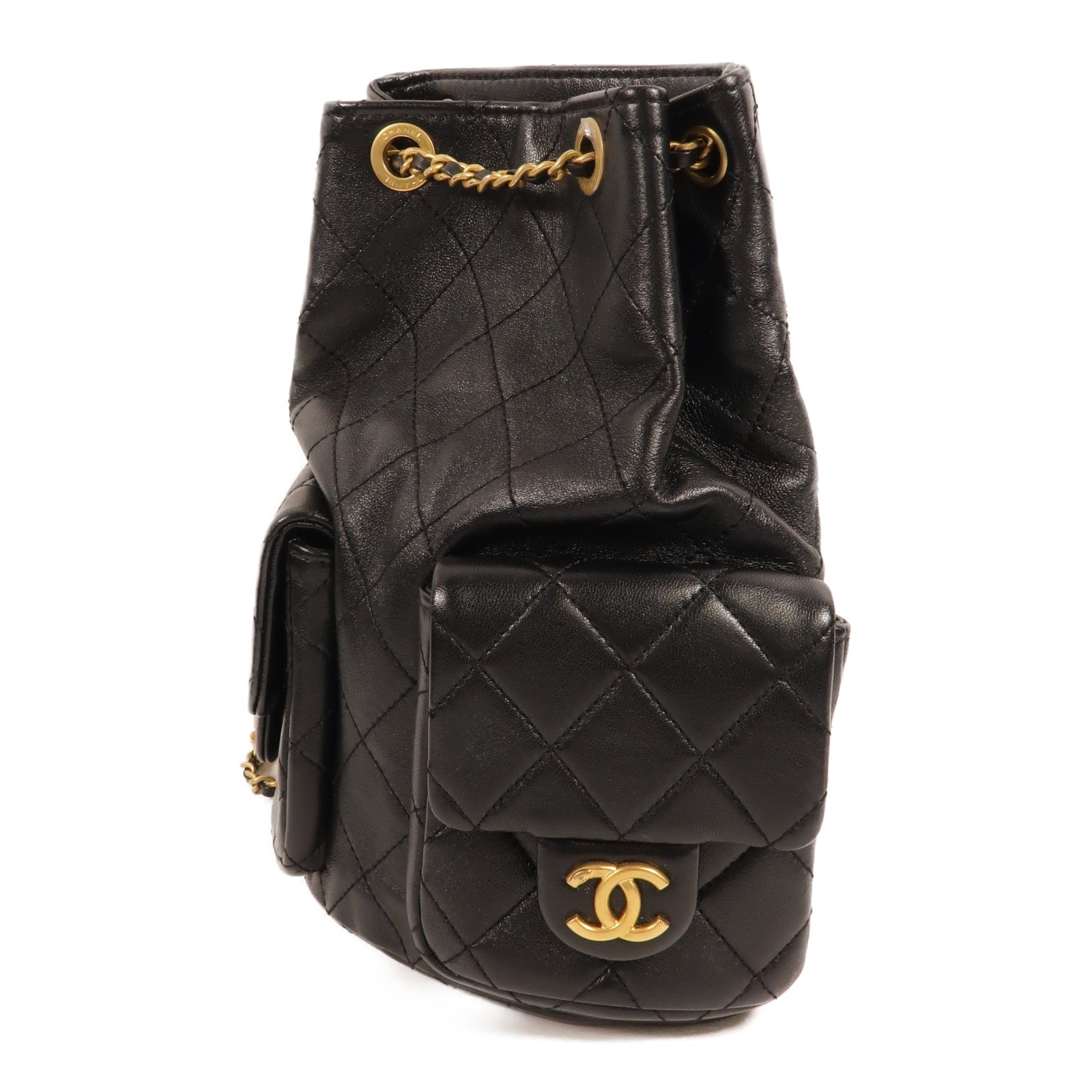 CHANEL 羊皮皮革25C Backpack背包
