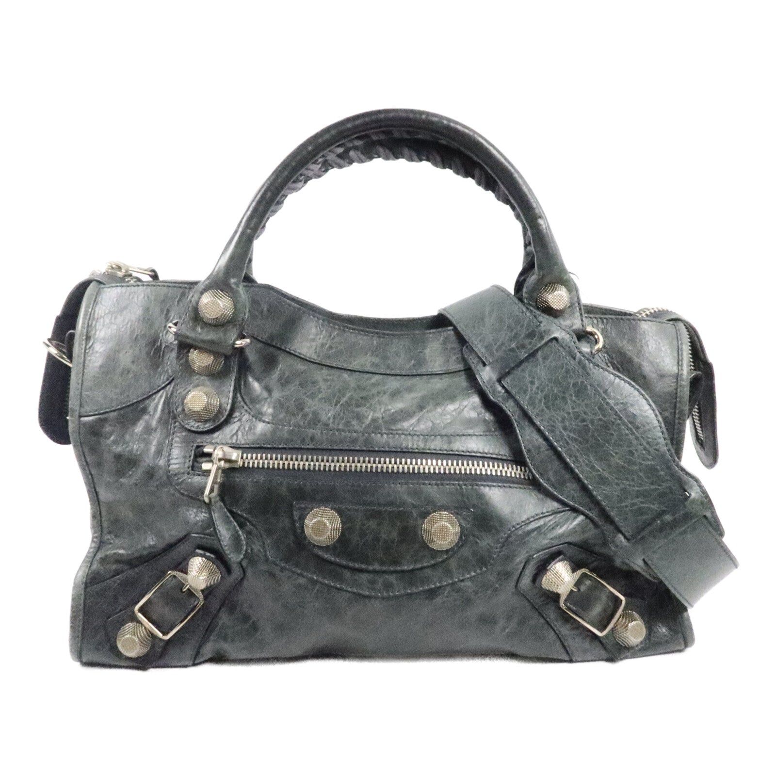 BALENCIAGA 牛皮皮革Giant City手挽肩背兩用袋