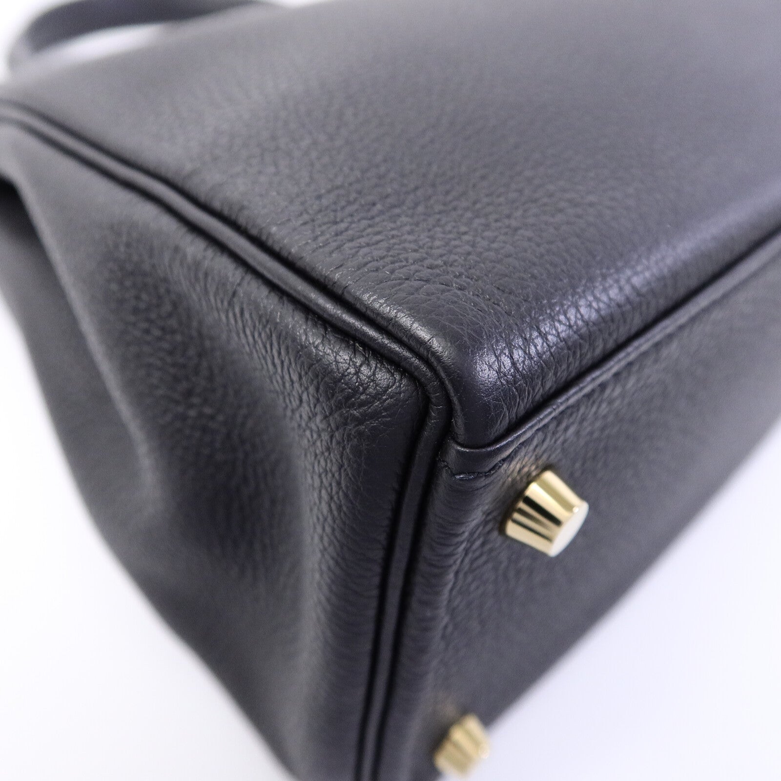 HERMES Togo皮革Kelly 28手挽肩背兩用袋Noir