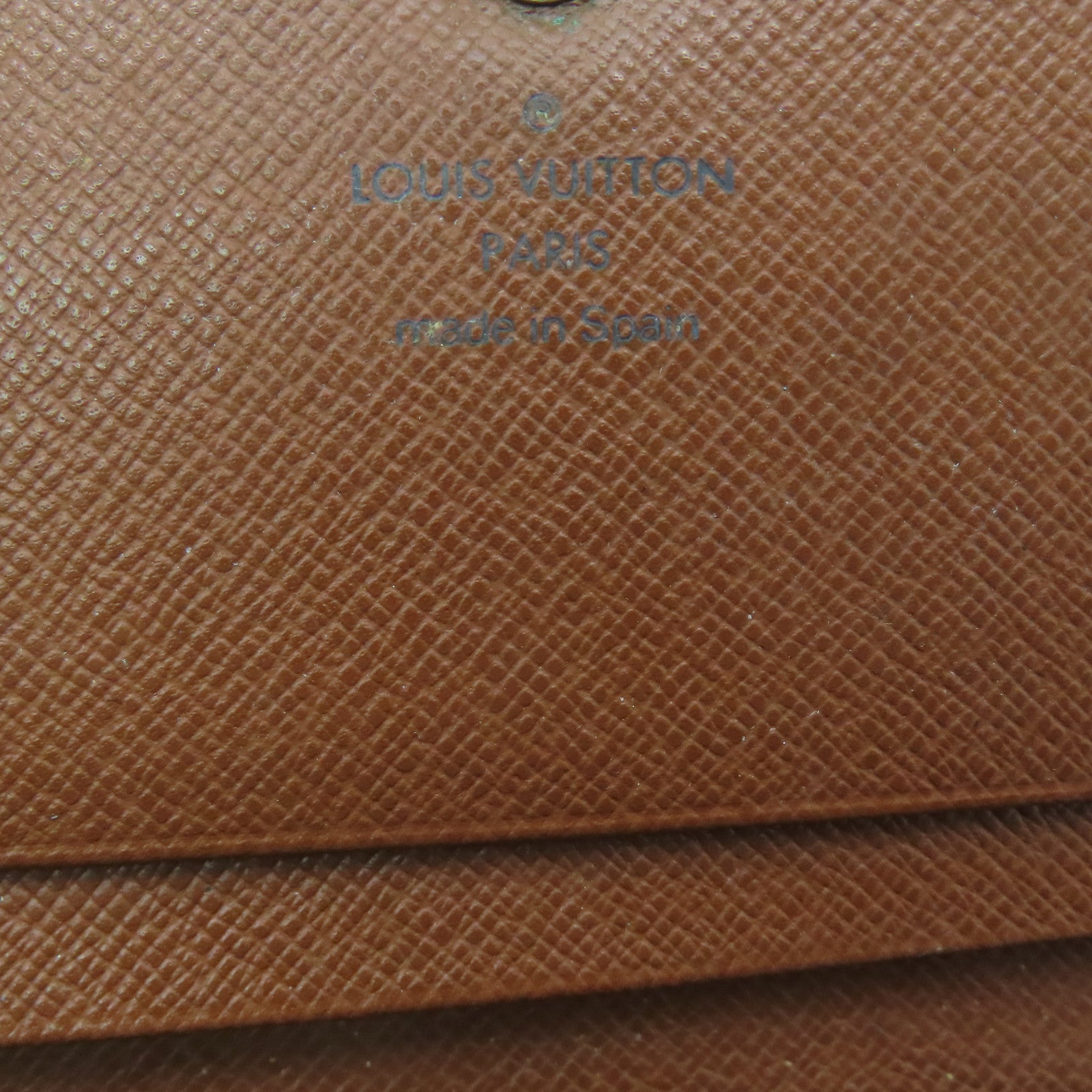 LOUIS VUITTON 【激減優惠】Monogram Porte Monnaie Billets Tresor Wallet金扣錢包啡色
