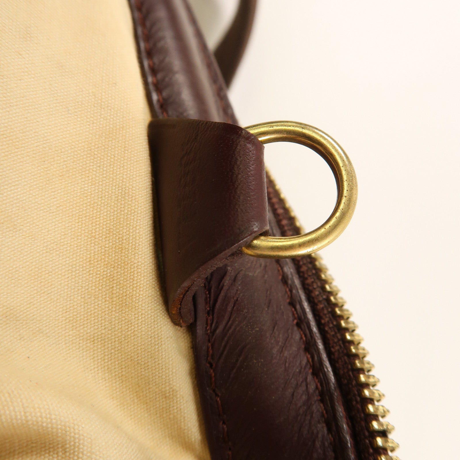 LOUIS VUITTON Monogram Mini Josephine PM金扣手挽袋粉紅色