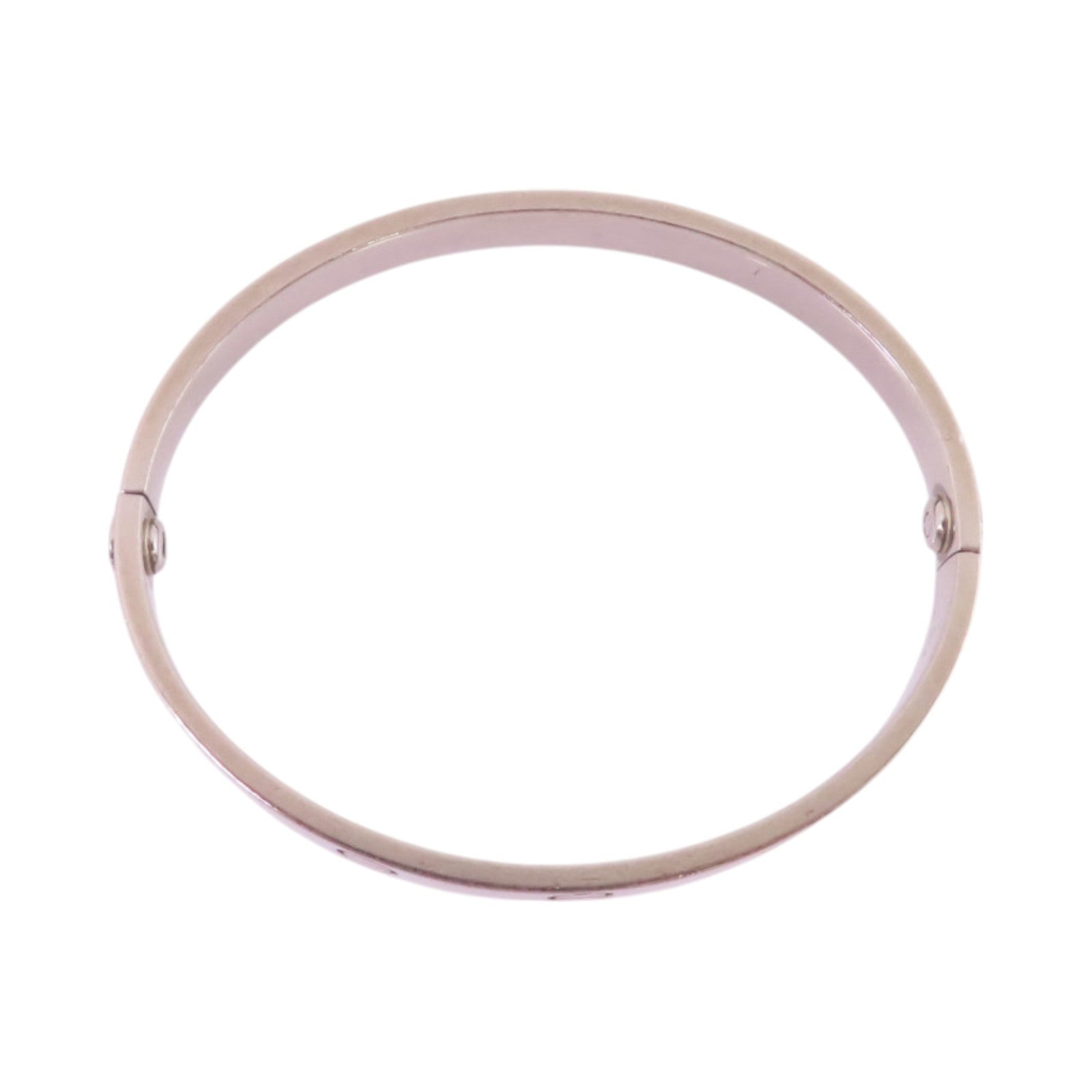 CARTIER 18K白金Love Blaceret手鐲