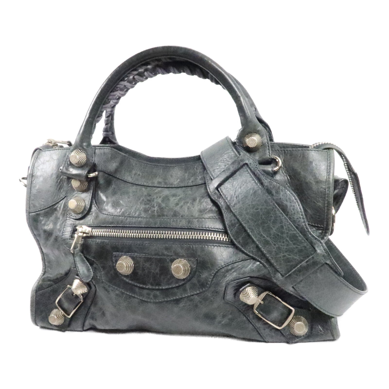 BALENCIAGA 牛皮皮革Giant City手挽肩背兩用袋