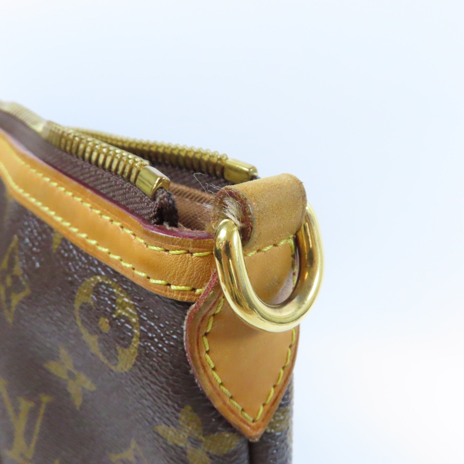 LOUIS VUITTON Monogram Palermo PM金扣手挽肩背兩用袋啡色