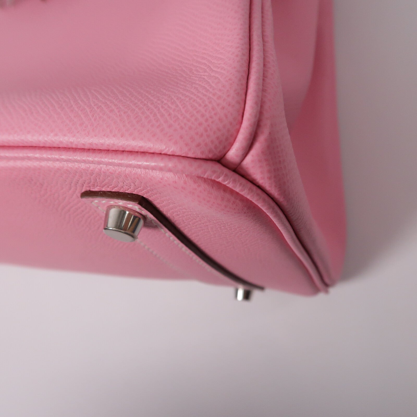 HERMES Epsom皮革Birkin 35手挽袋Pink