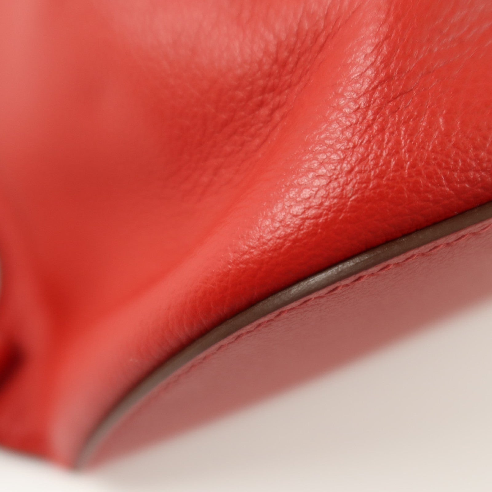 HERMES Evercolor皮革Sac A Dos GR24銀扣背包Rouge Piment