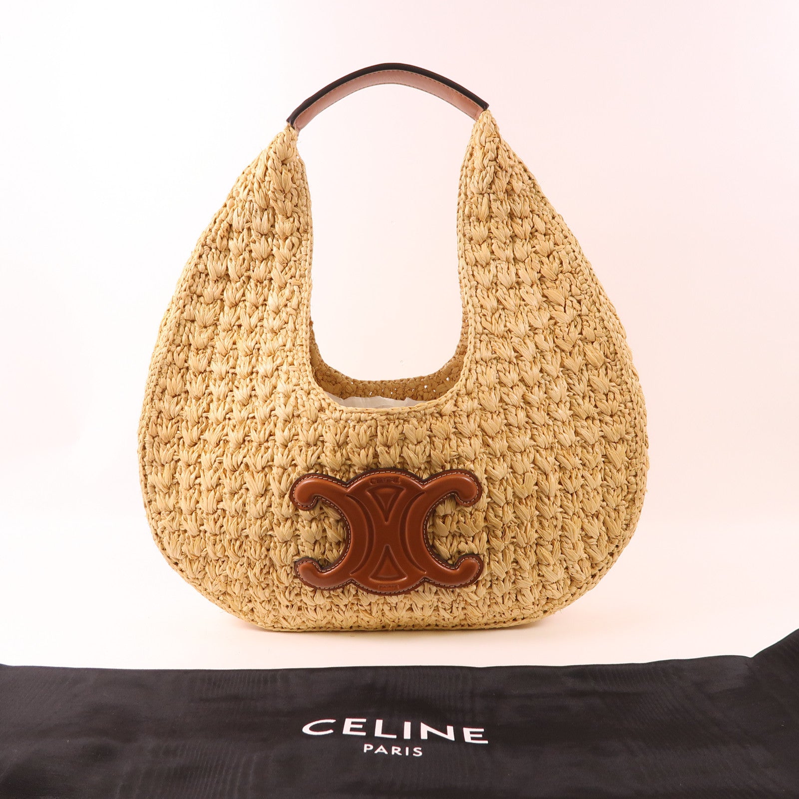 CELINE Raffia Classic Panier Hobo手挽袋