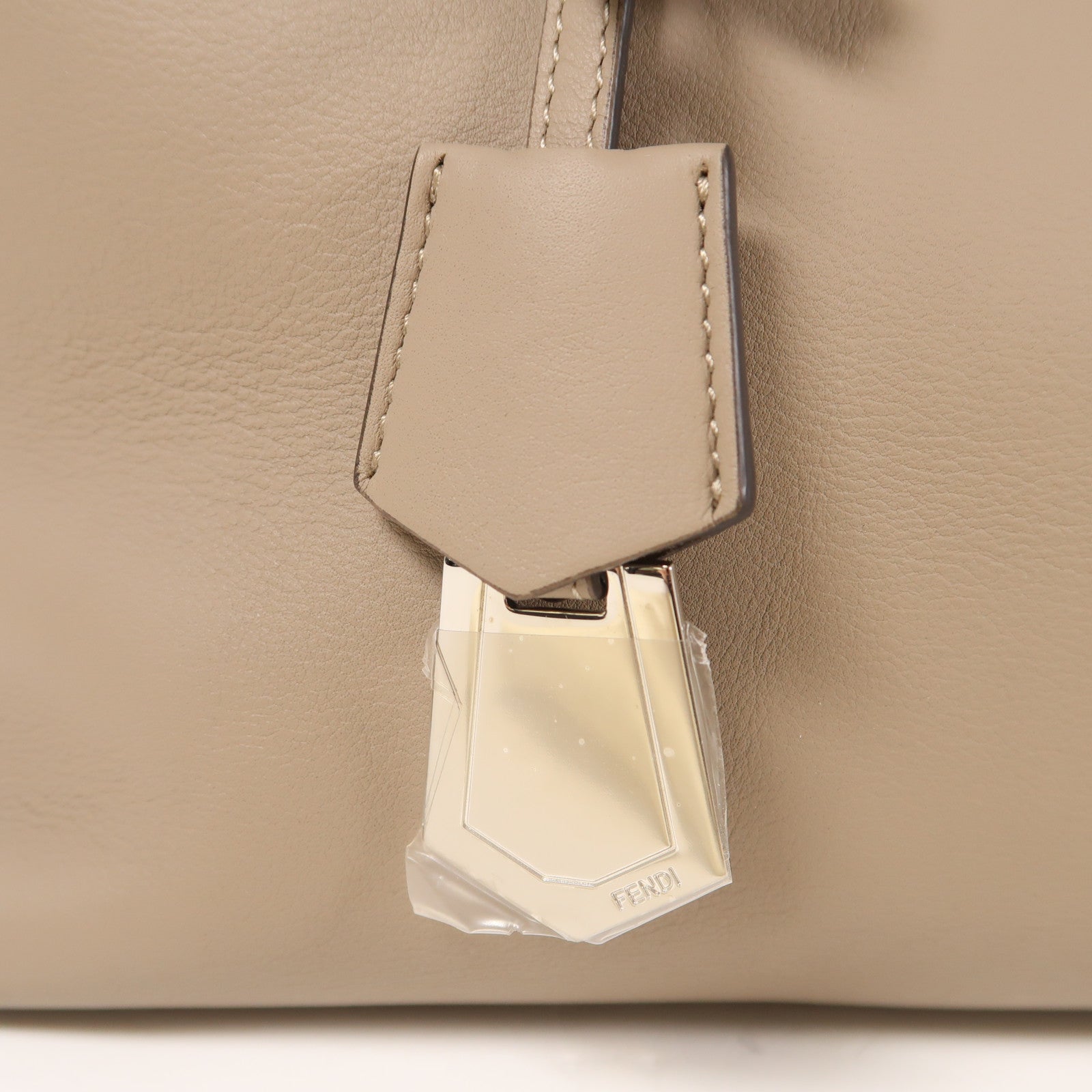 FENDI 牛皮皮革By The Way銀扣手挽肩背兩用袋